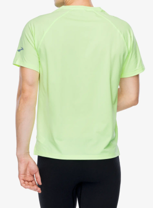 Brzosušeća majica Brooks Atmosphere Short Sleeve 2.0 - lime/elevate