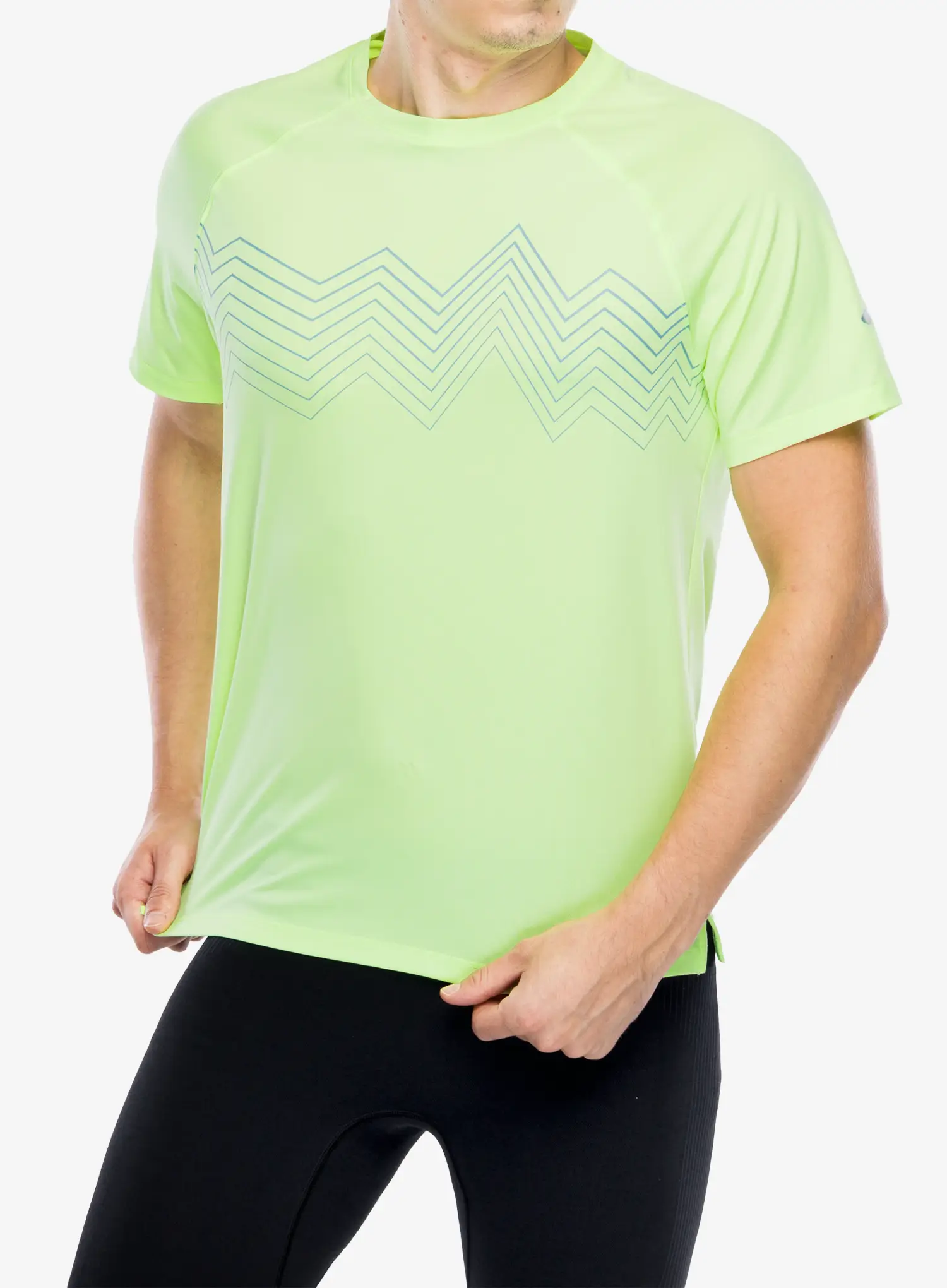 Brzosušeća majica Brooks Atmosphere Short Sleeve 2.0 - lime/elevate