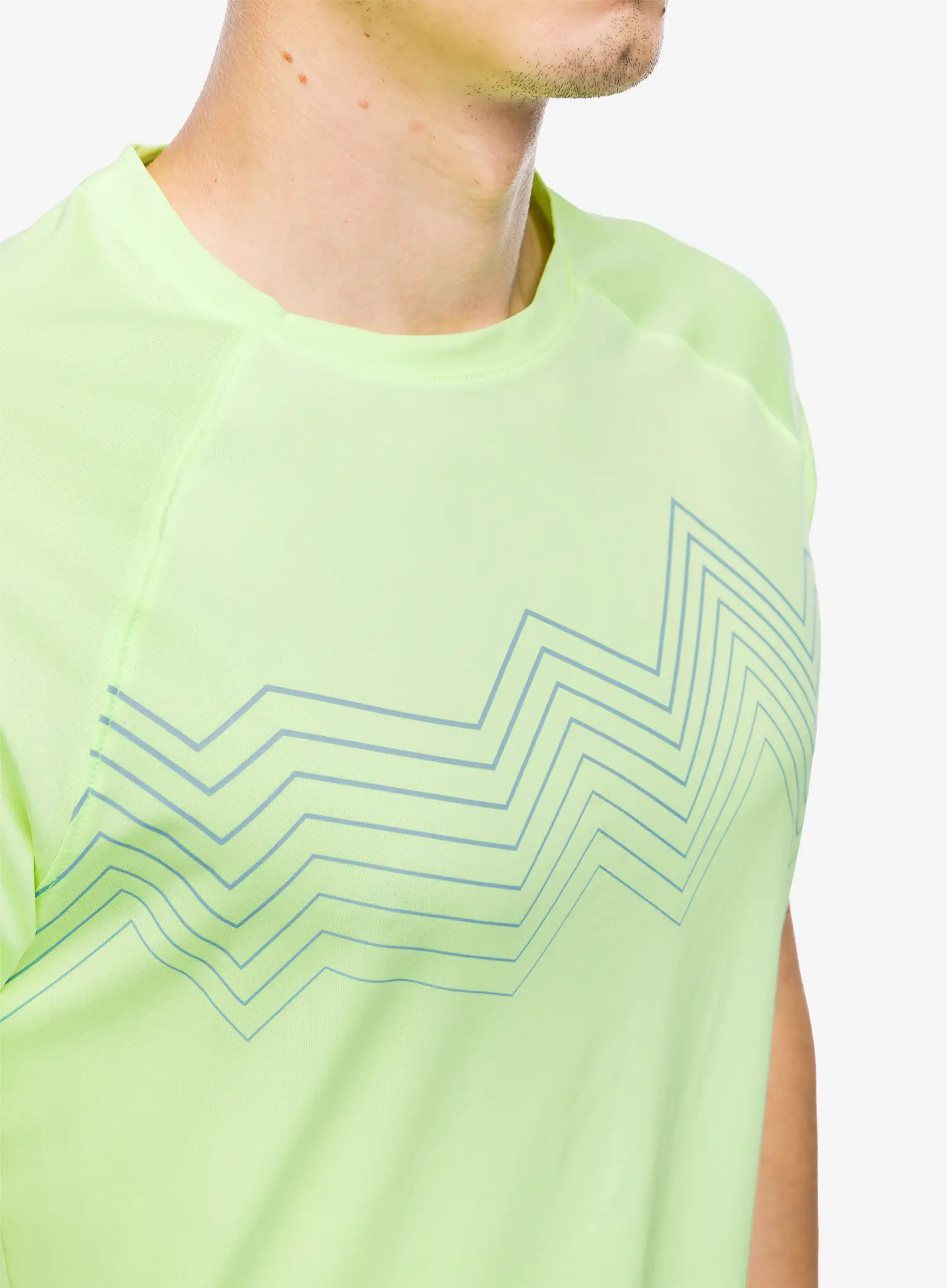 Brzosušeća majica Brooks Atmosphere Short Sleeve 2.0 - lime/elevate