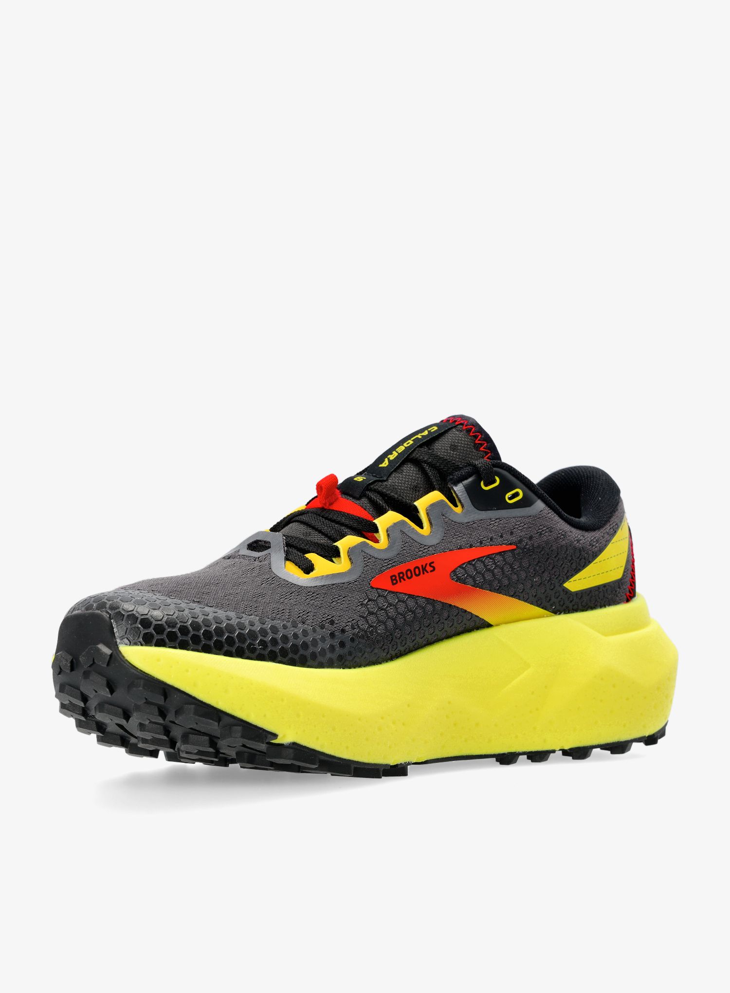 Tenisice za trail trčanje Brooks Caldera 6 - black/fiery red/blazing yellow