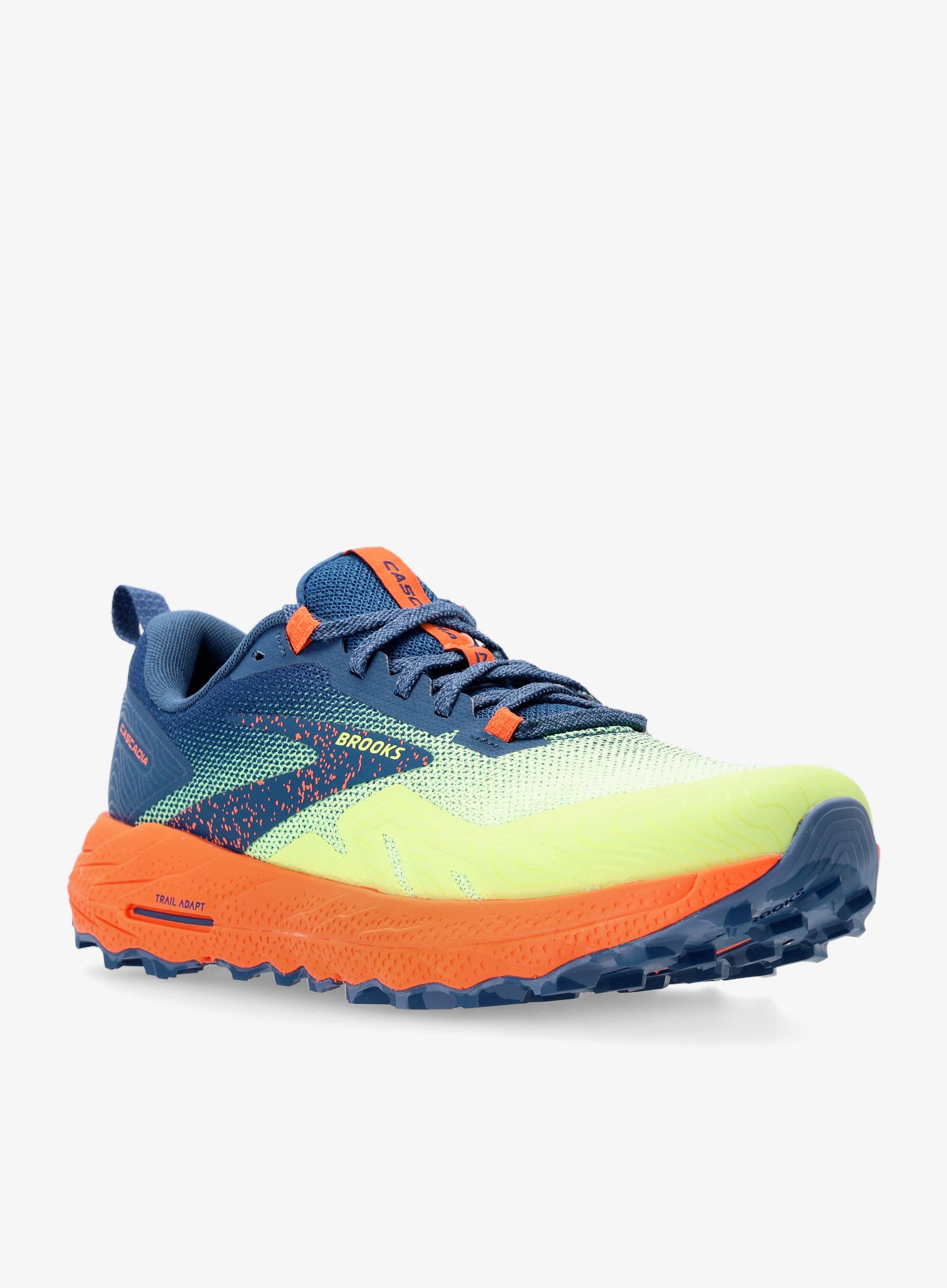 Tenisice za trail trčanje Brooks Cascadia 17 - sharp green/navy/firecracker
