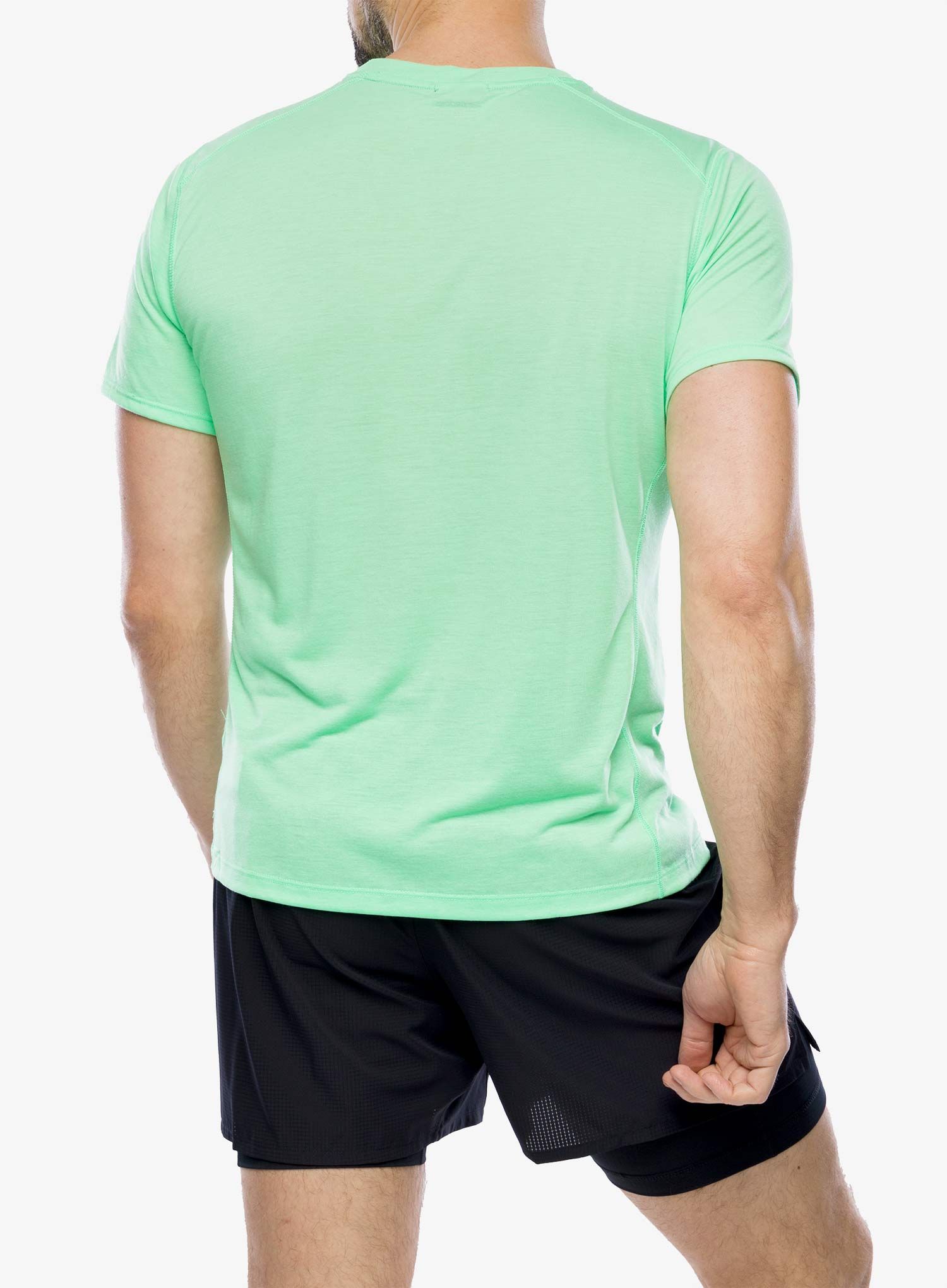 Brzosušeća majica Brooks Distance Short Sleeve 3.0 - hyper green/brooks