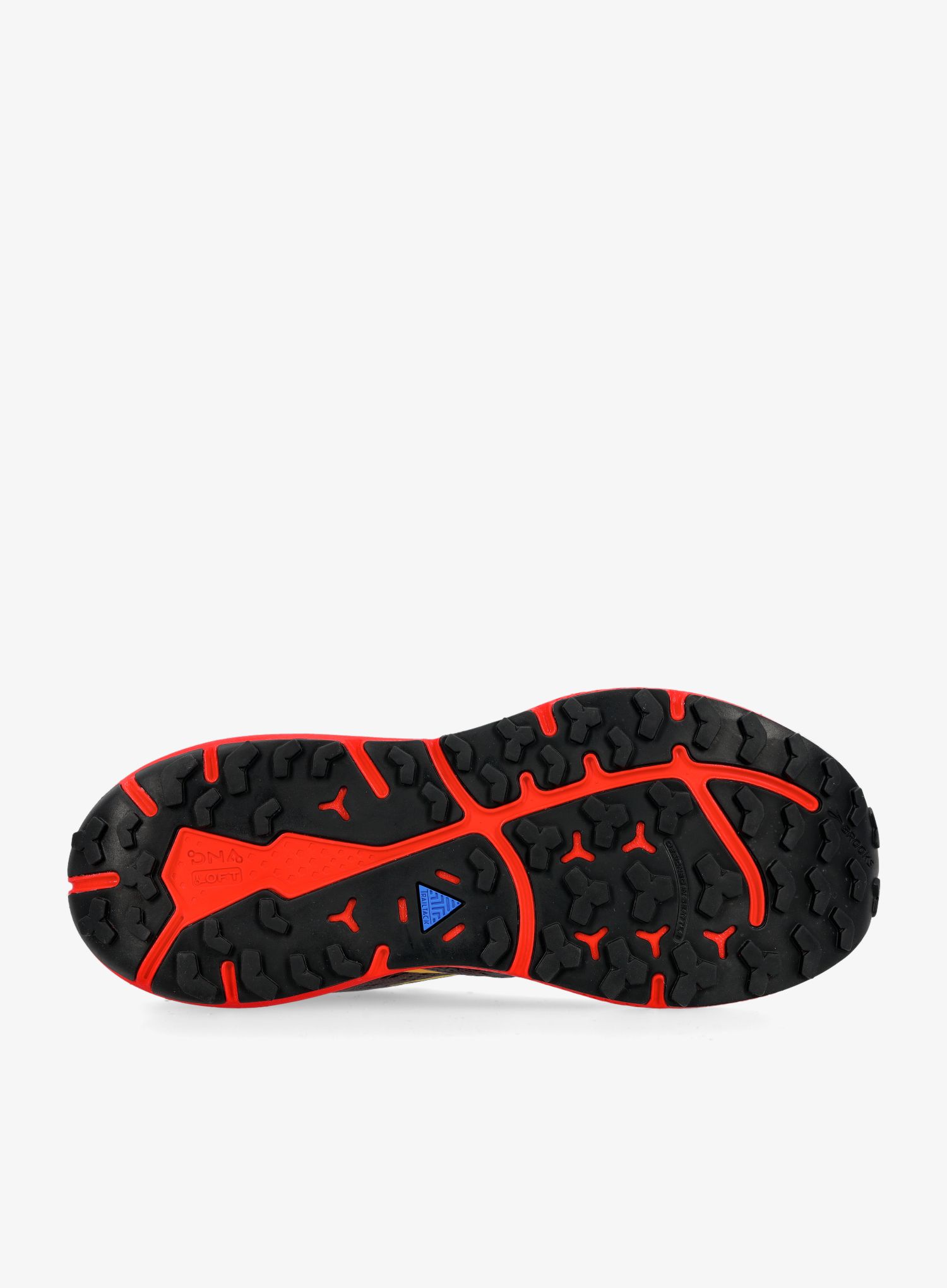 Muške tenisice za trčanje Brooks Divide 3 - black/fiery red/blazing yellow