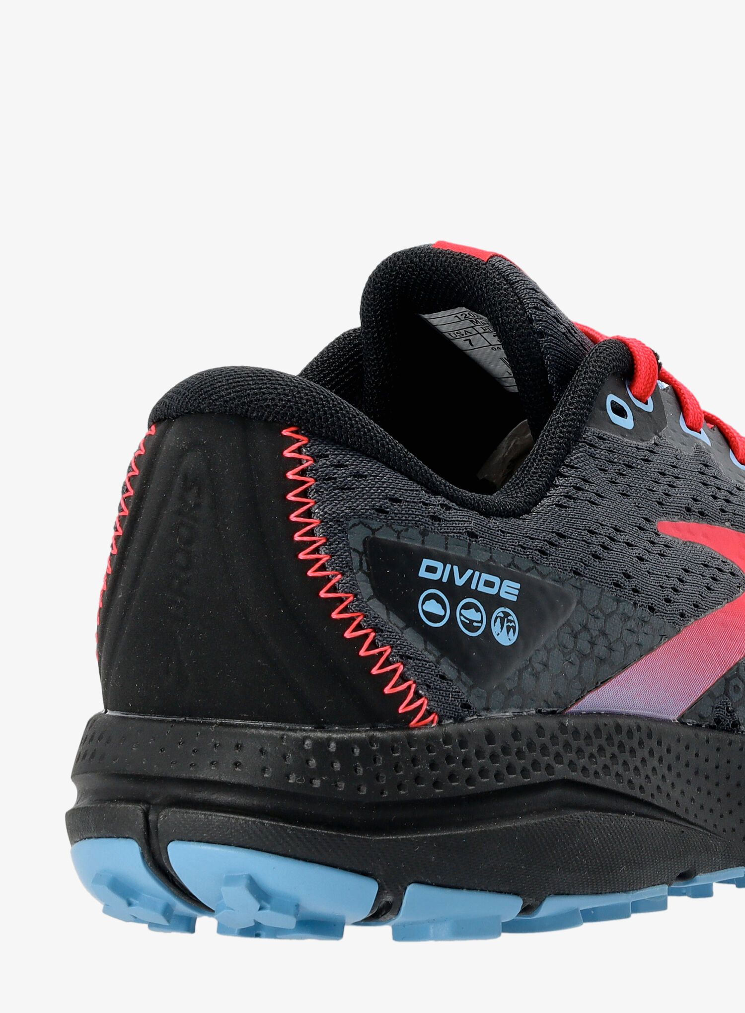 Ženske tenisice za trčanje Brooks Divide 3 - ebony/black/diva pink