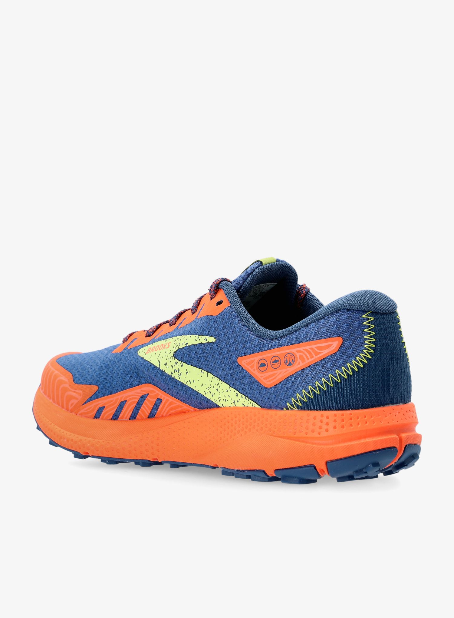Tenisice za trail trčanje Brooks Divide 4 - navy/firecracker/sharp green