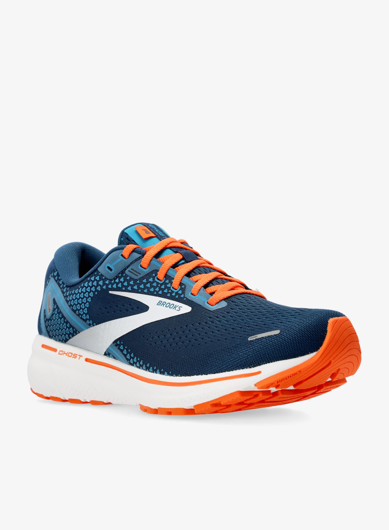 Muške cipele Brooks Ghost 14 - titan/teal/flame