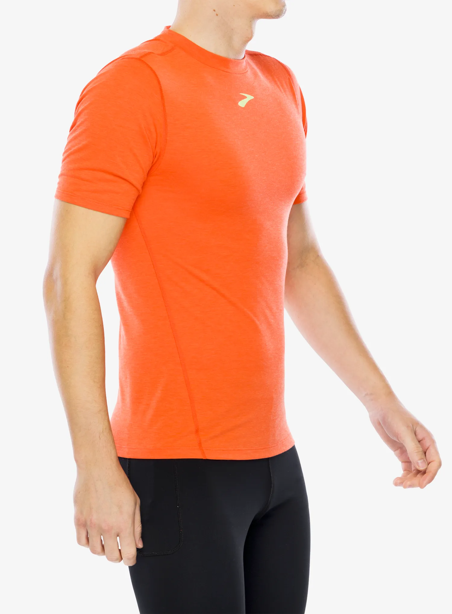 Majica za trčanje Brooks High Point Short Sleeve - cherry tomato