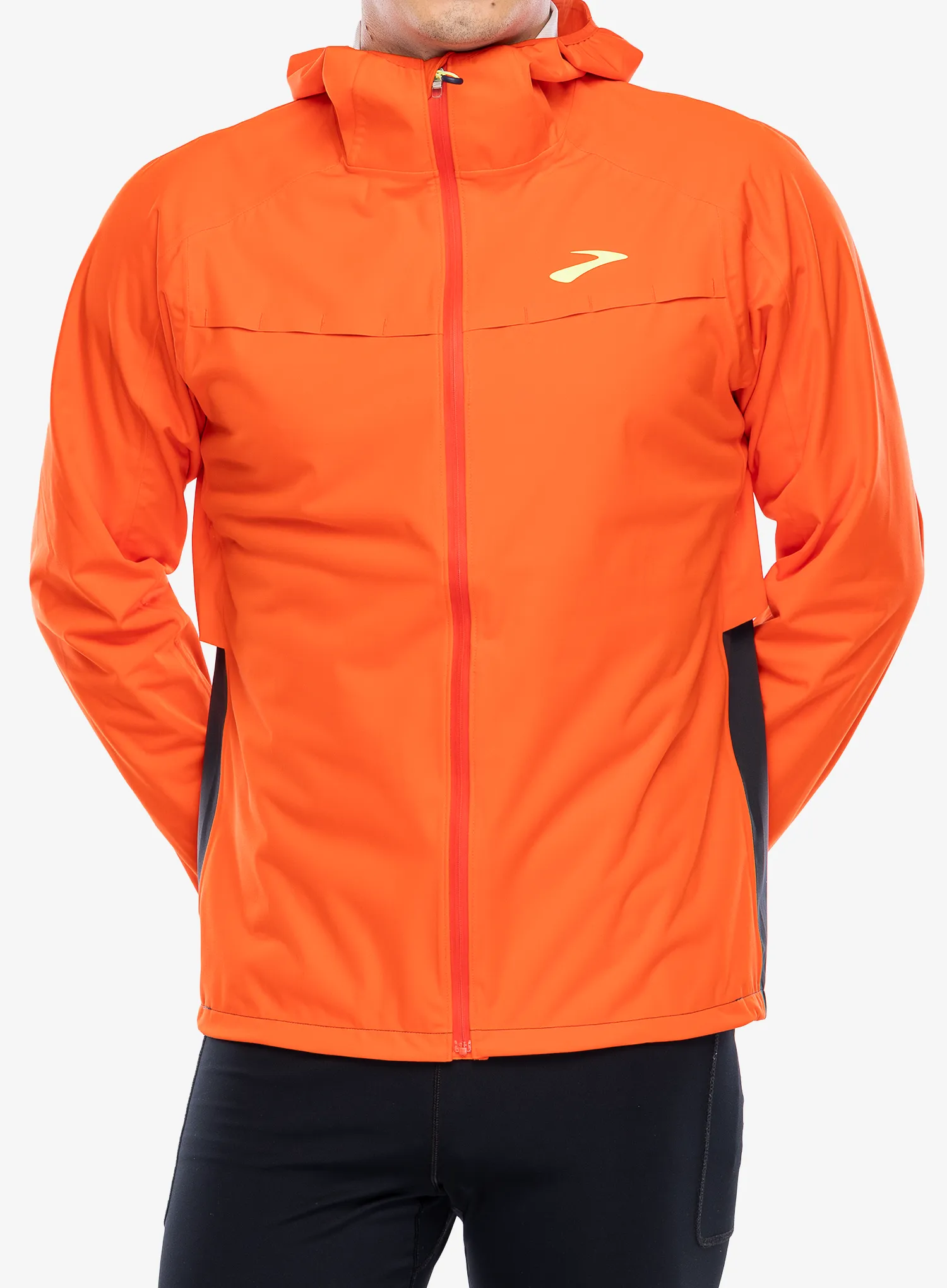 Kišna jakna Brooks High Point Waterproof Jacket - cherry tomato/phantom grey