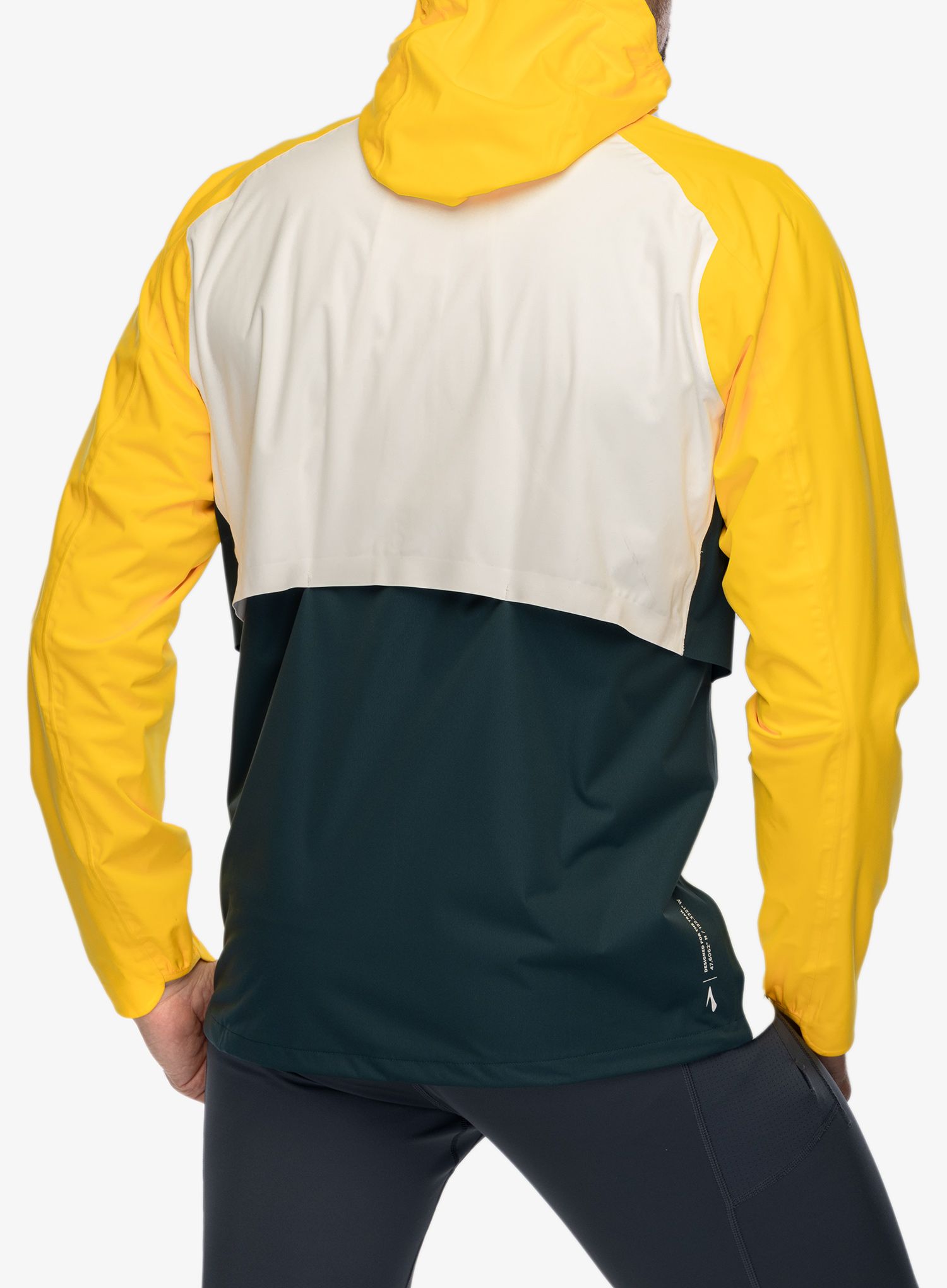 Kišna jakna Brooks High Point Waterproof Jacket - green/ecru/lemon