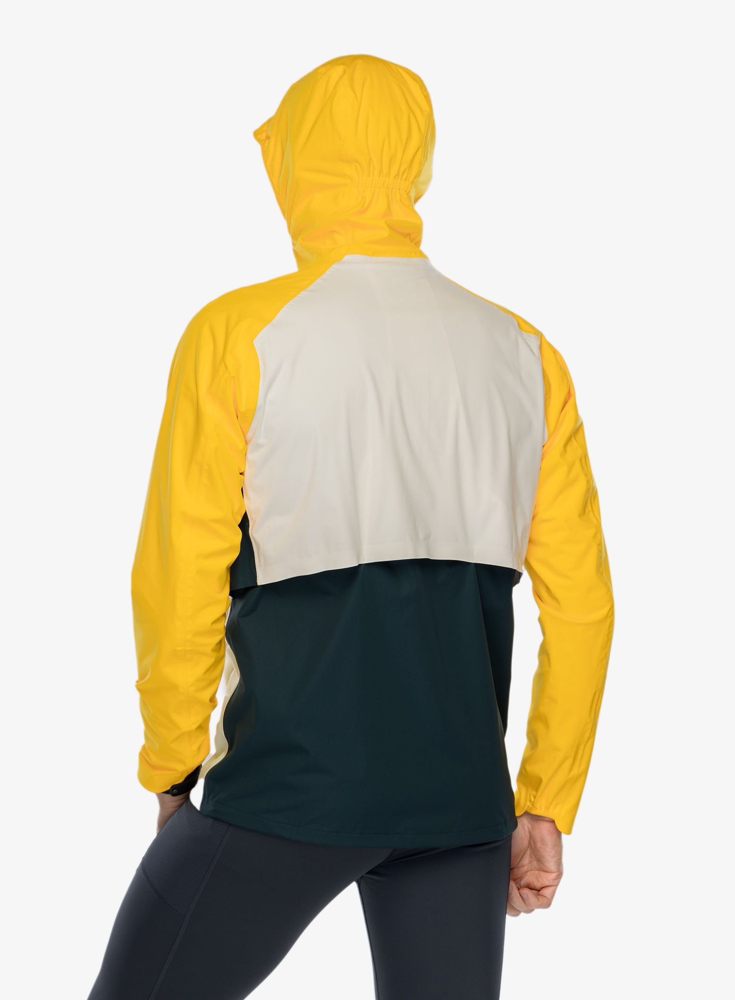 Kišna jakna Brooks High Point Waterproof Jacket - green/ecru/lemon