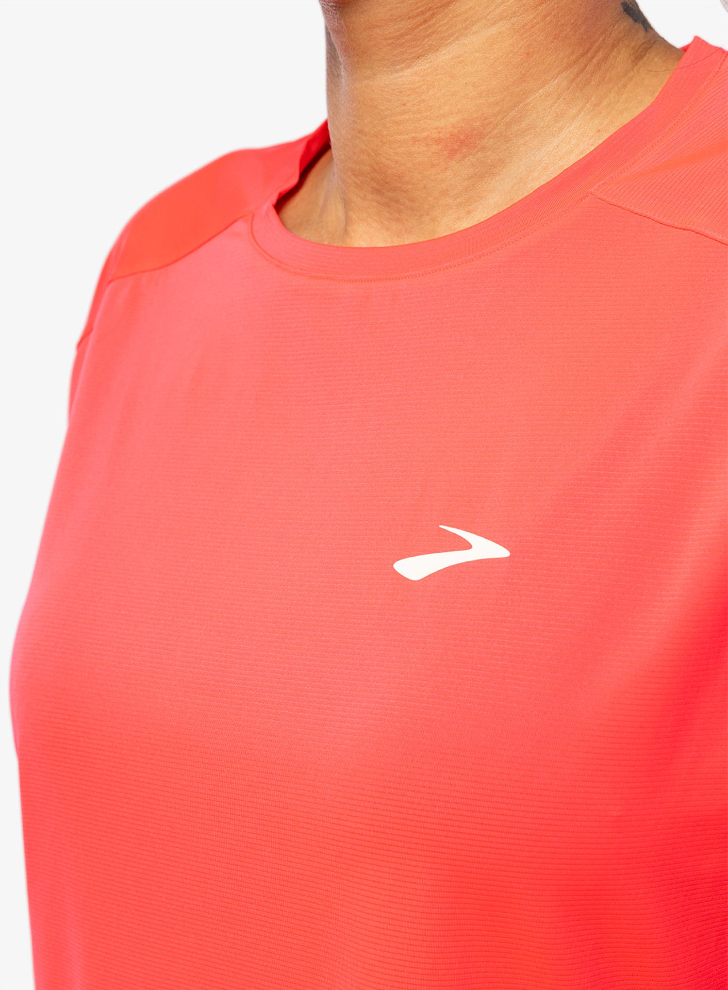 Ženska dukserica za trčanje Brooks Sprint Free Long Sleeve 2.0 - hyper pink