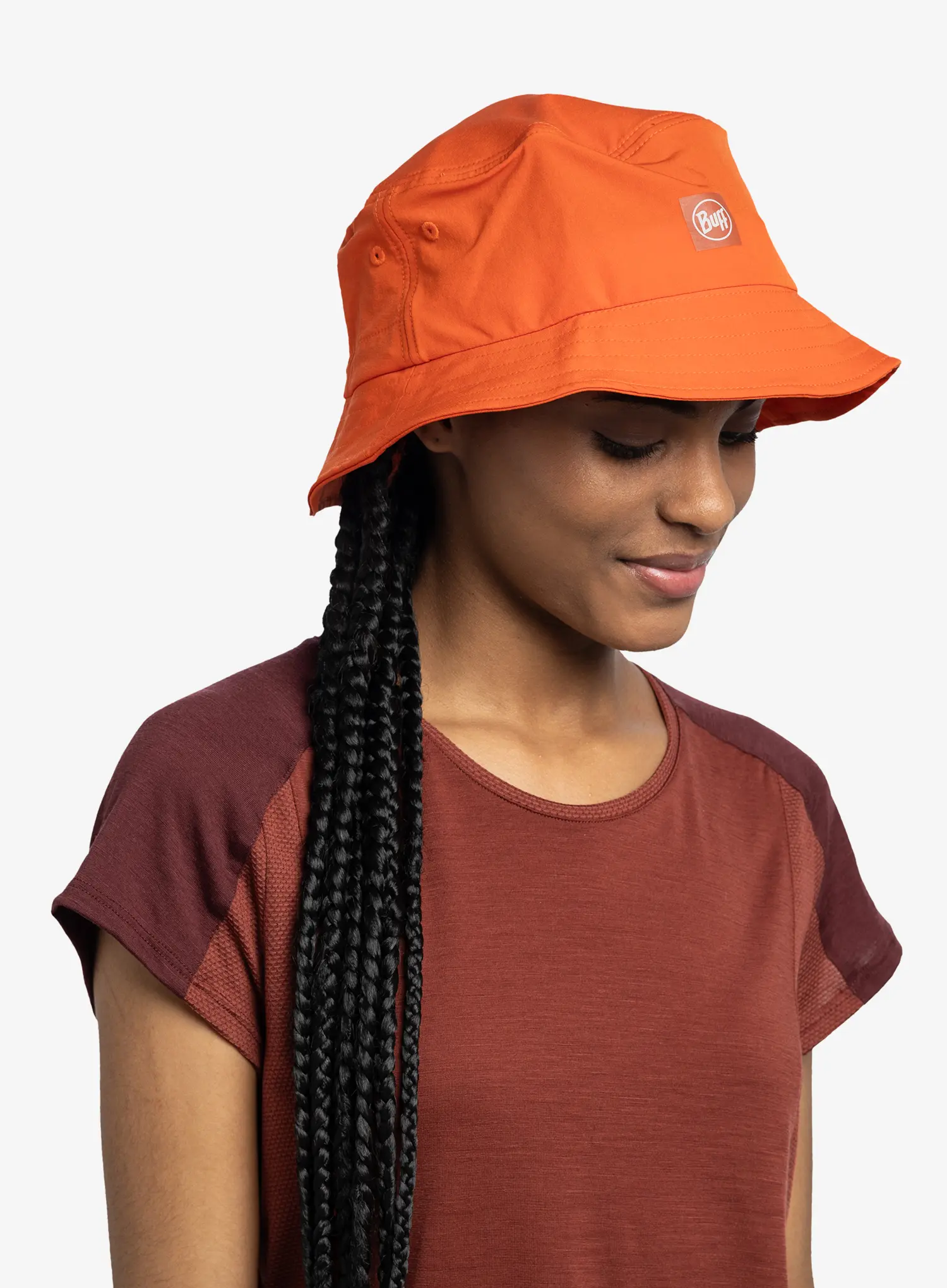 Planinarski šešir Buff Adventure Bucket Hat - solid poppy
