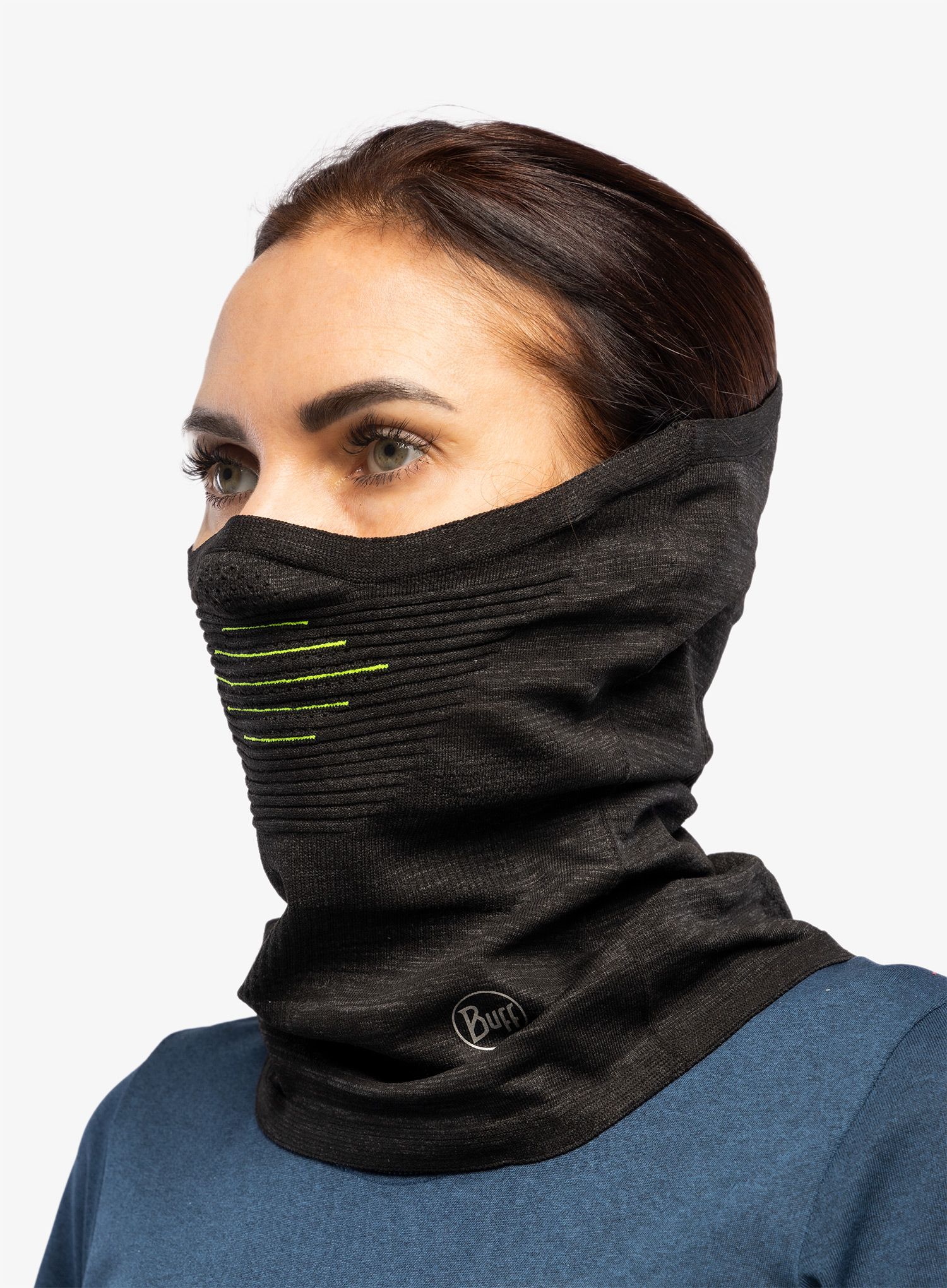 Grijač za vrat Buff Dryflx+ Neckwarmer - black