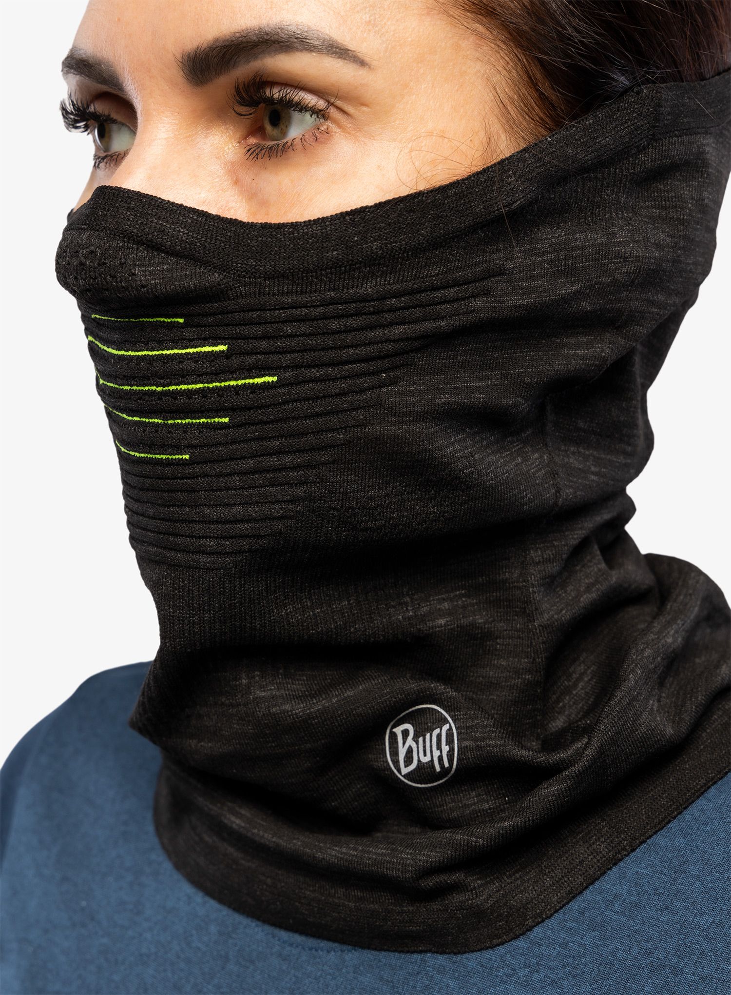 Grijač za vrat Buff Dryflx+ Neckwarmer - black