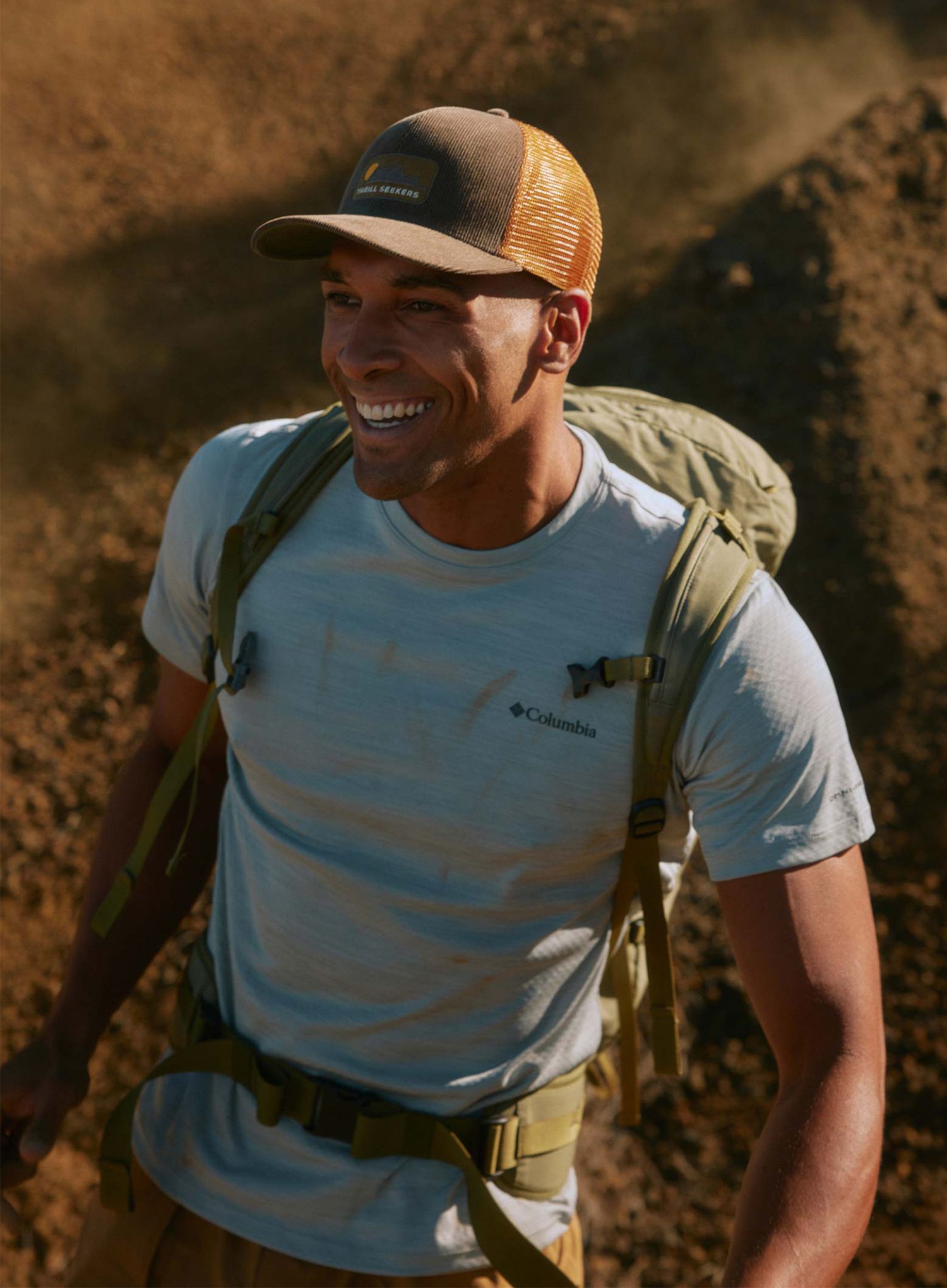 Kačket Buff Explore Trucker Cap - rhoes brown