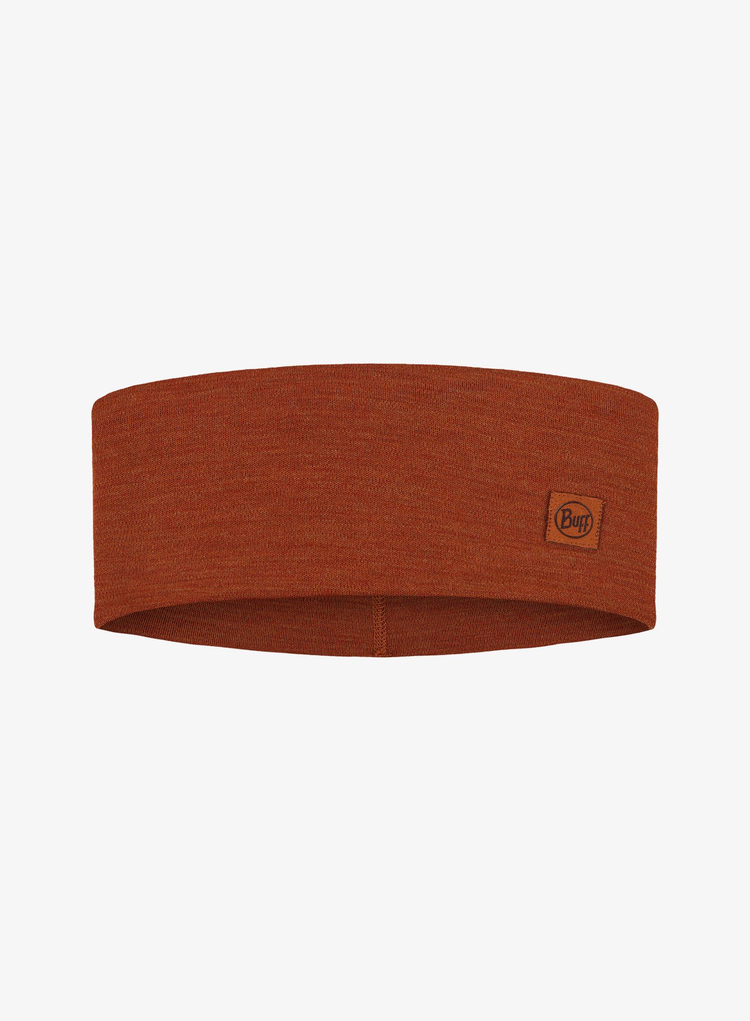 Traka za glavu Buff Merino Wide Headband - solid cinnamon