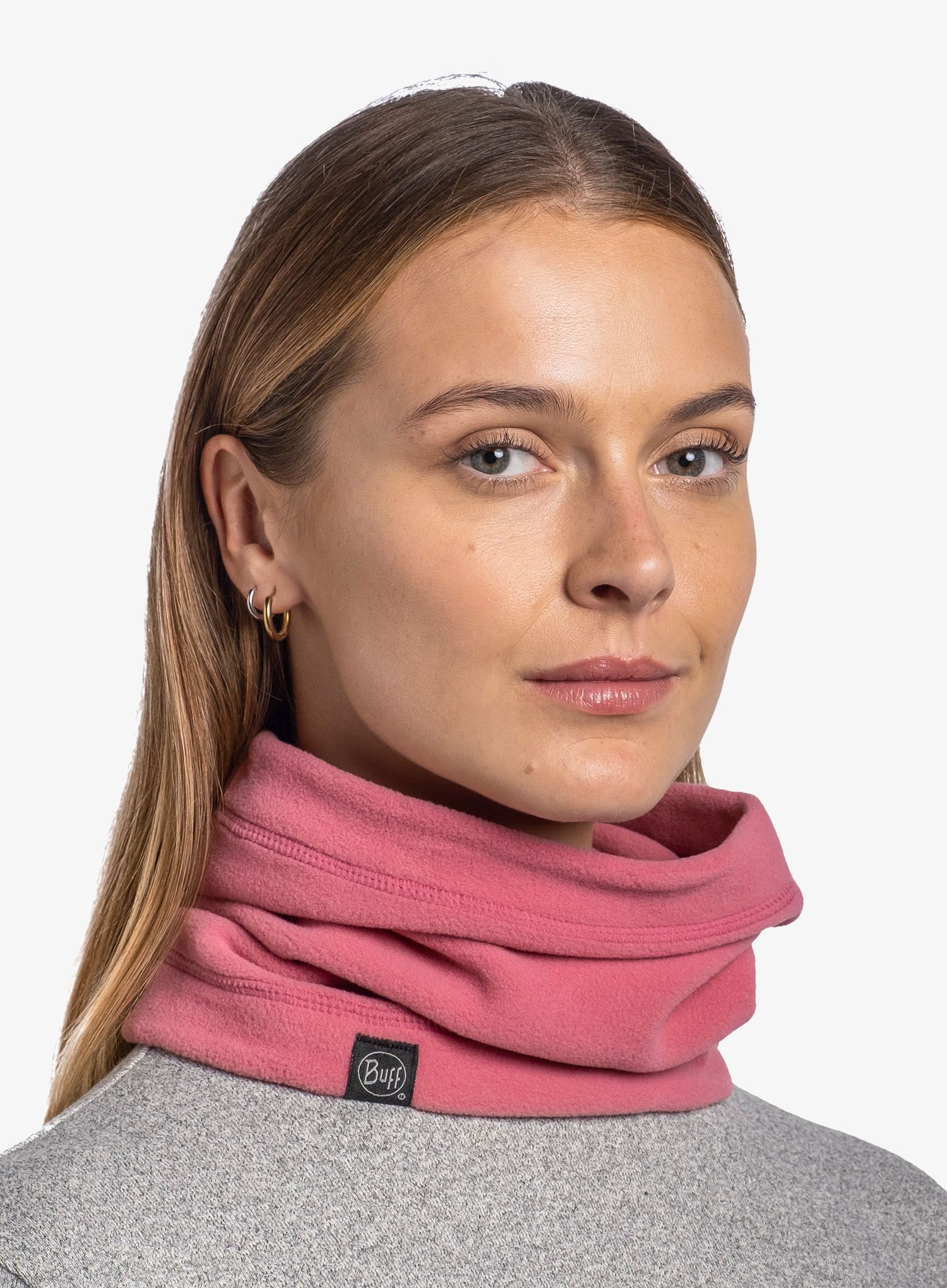 Grijač za vrat Buff Polar Neckwarmer - solid tulip pink