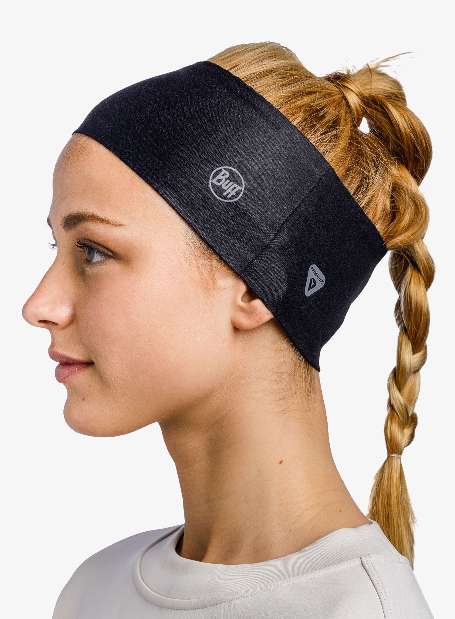 Traka za glavu Buff Thermonet Headband - solid black