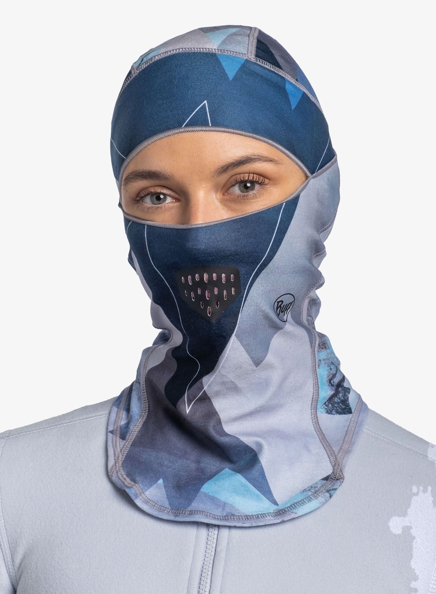 Balaklava Buff Thermonet Hinged Balaclava - synth blue