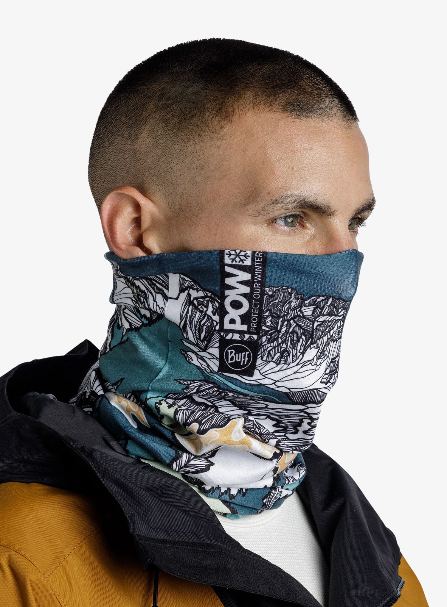 Multifunkcionalna marama Buff Thermonet - pow lixot green