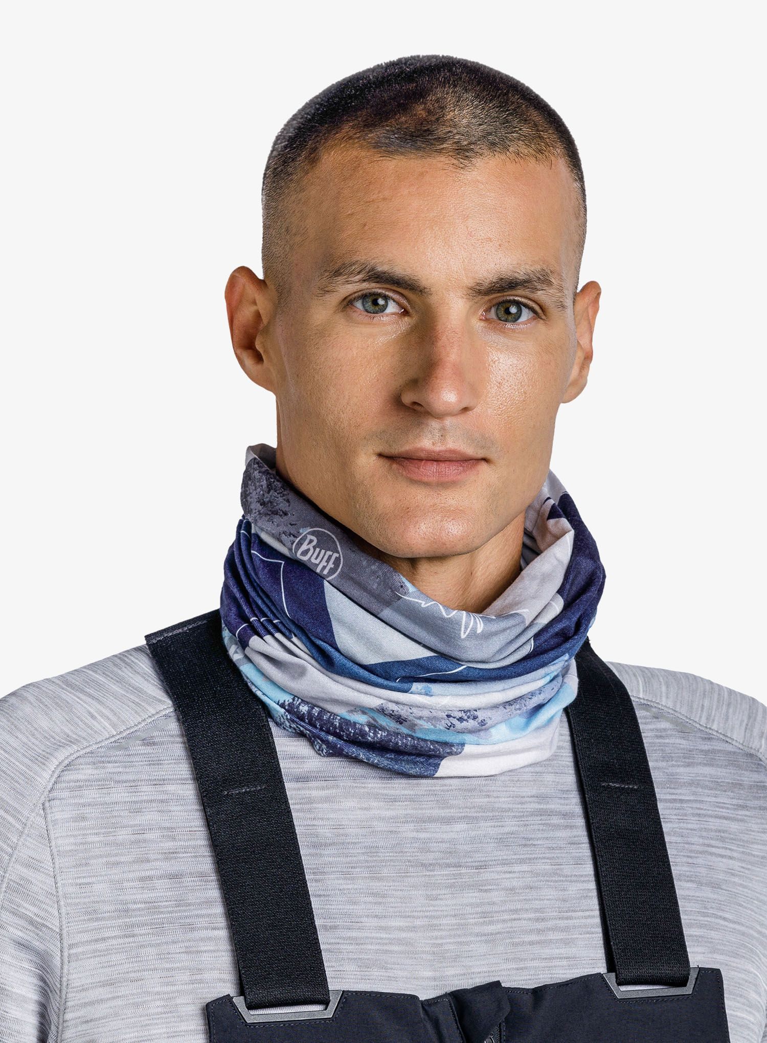 Multifunkcionalna marama Buff Thermonet - synth blue