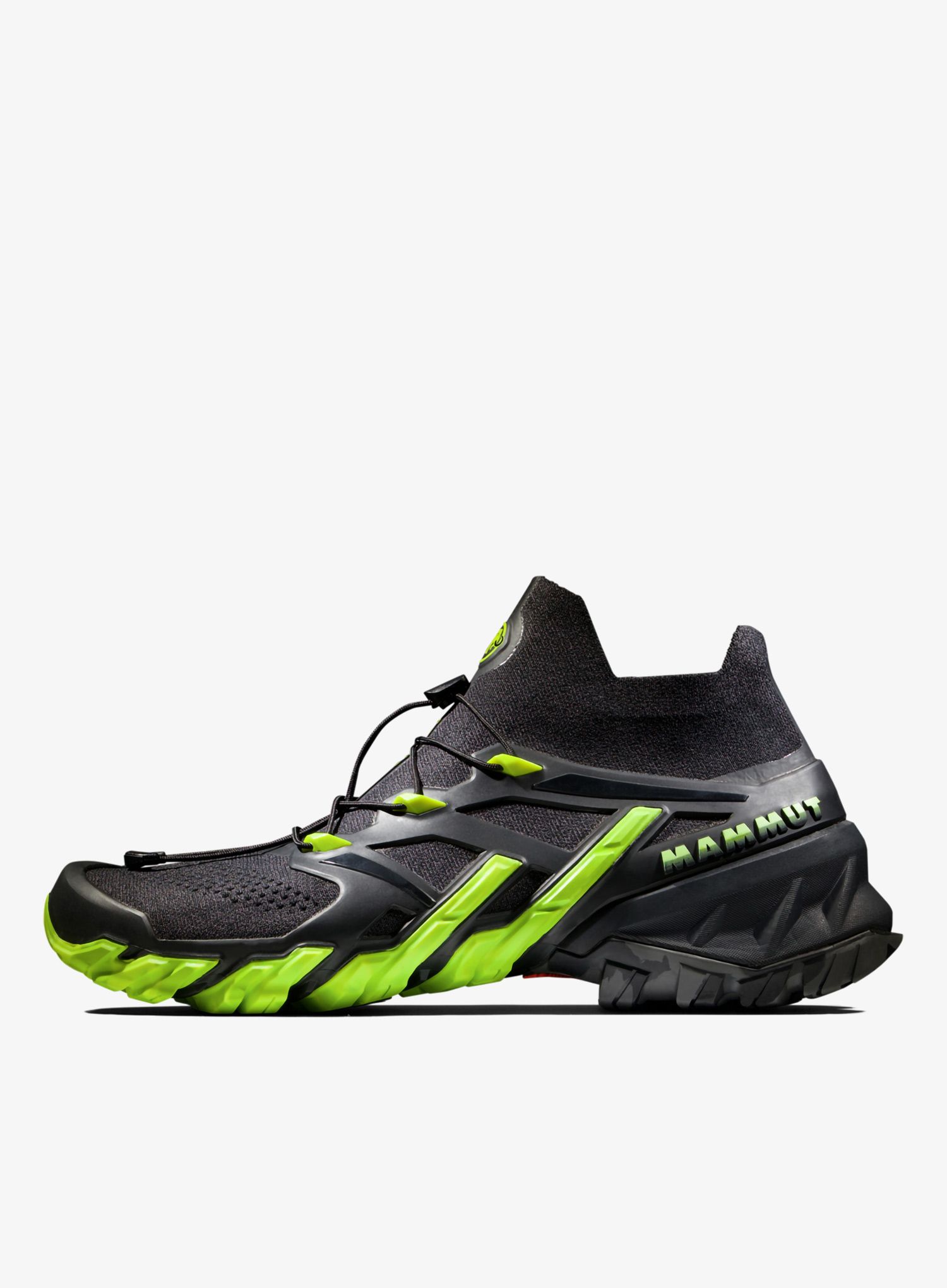 Muške cipele Mammut Aegility Pro Mid - black/highlime