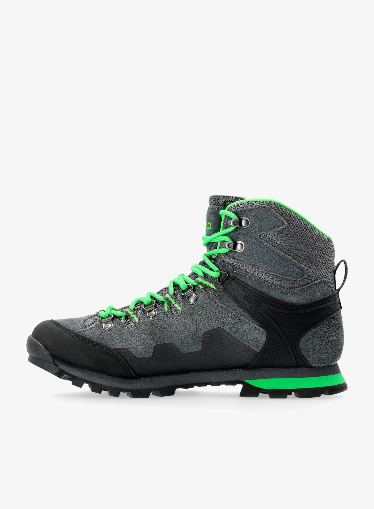 Muške planinarske cipele CMP Athunis Mid WP - grey/verde fluo