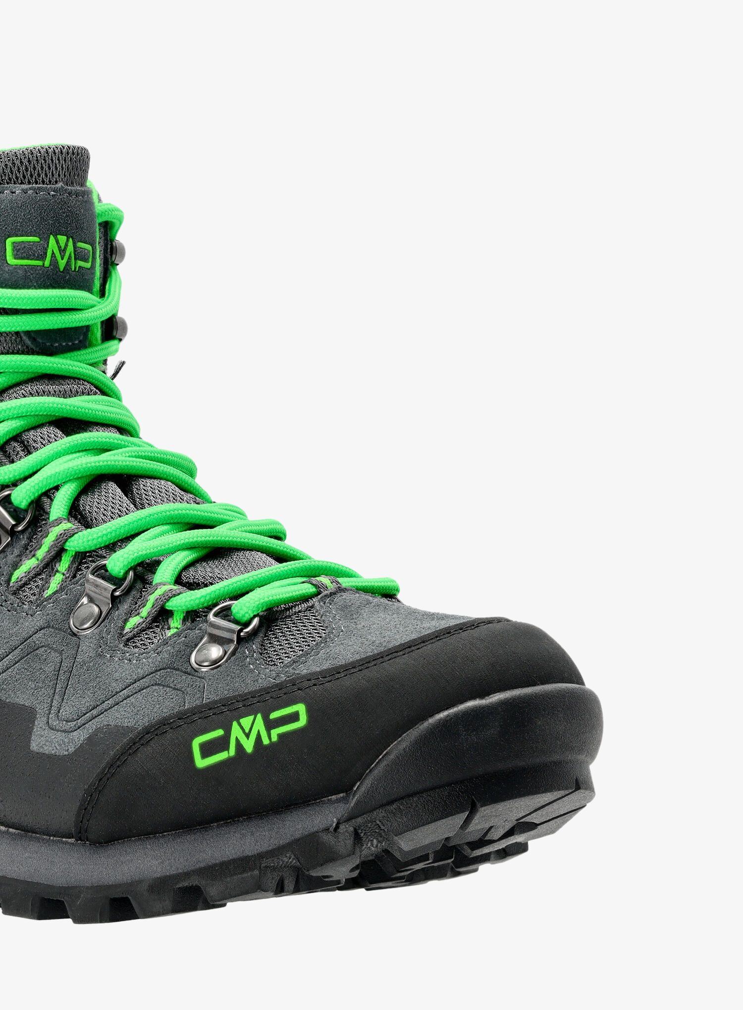 Muške planinarske cipele CMP Athunis Mid WP - grey/verde fluo