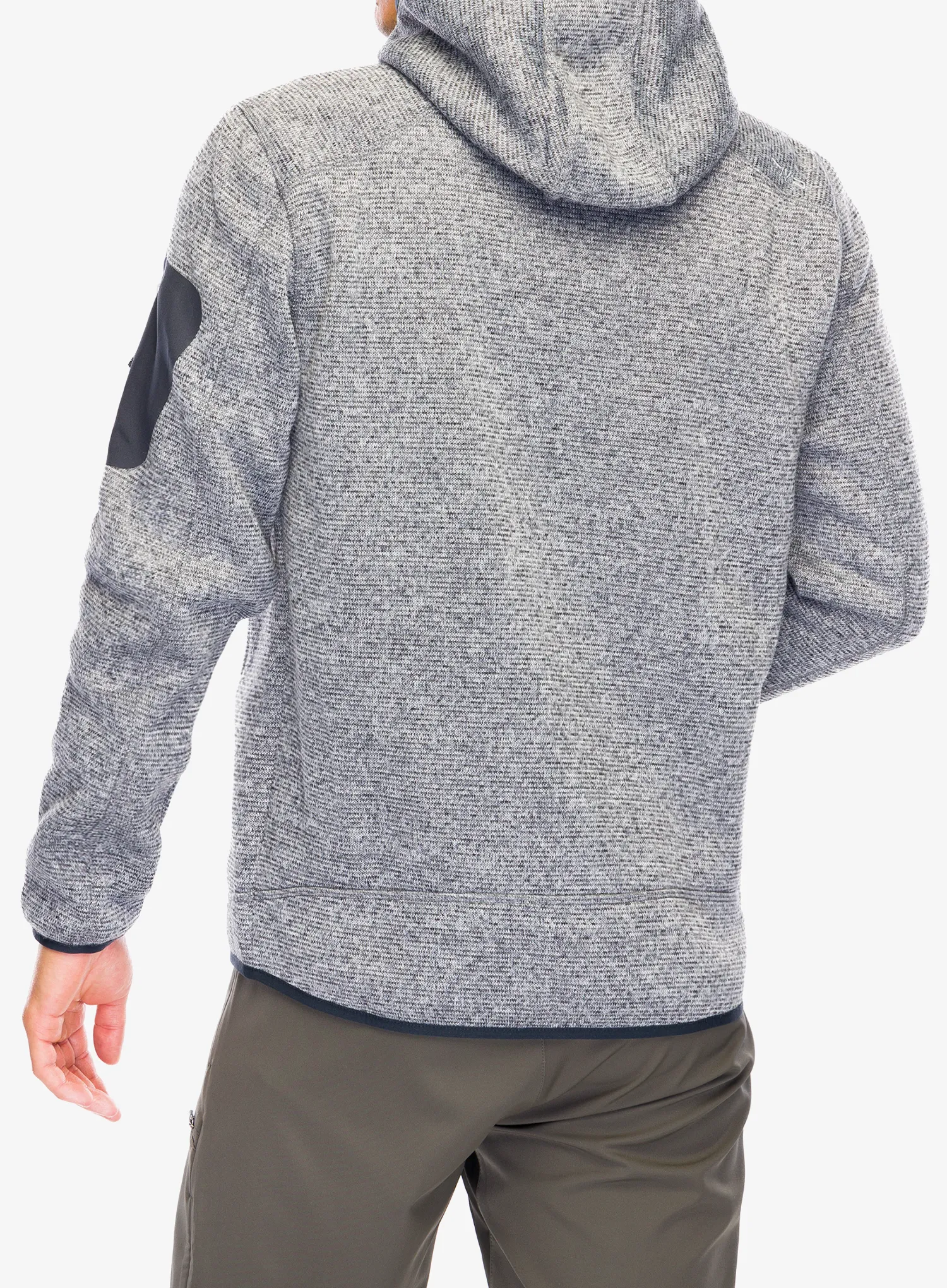 Jakna od flisa CMP Borgis Fix Hood Jacket - ice/titanio/nero