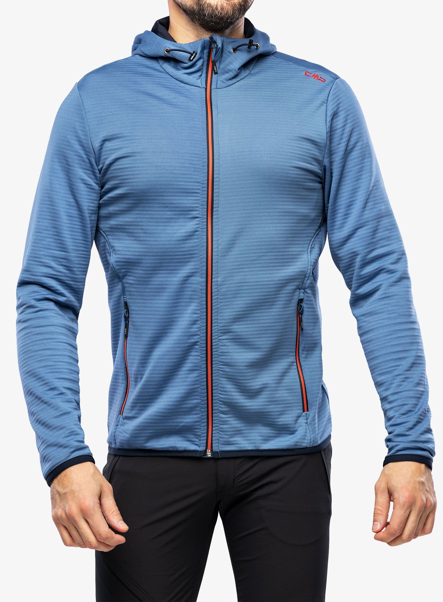 Jakna od flisa CMP Edge Jacket Fix Hood - bluestone
