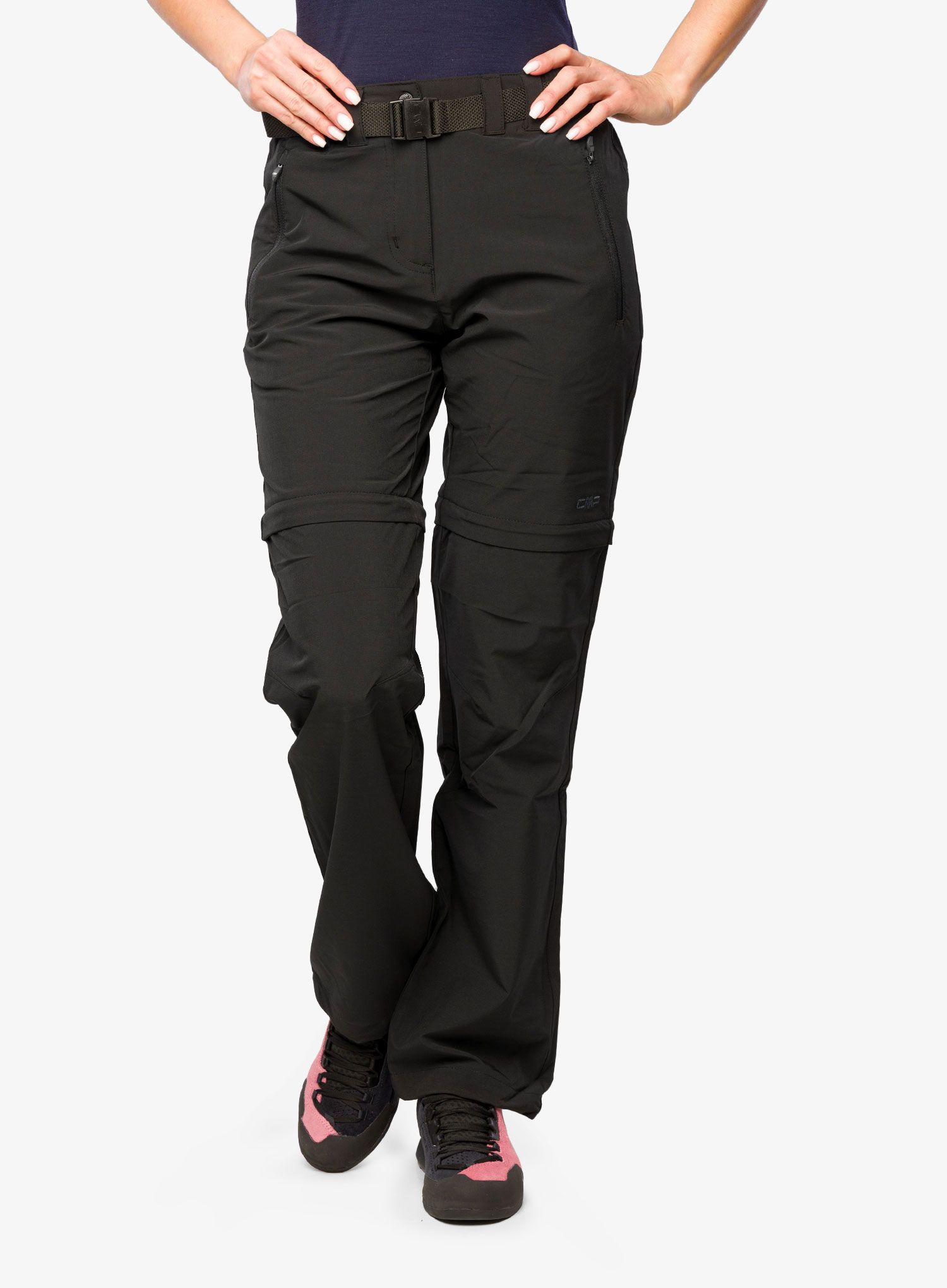 Ženske hlače s odvojivim nogavicama CMP Evelynn Zip Off Pant - nero
