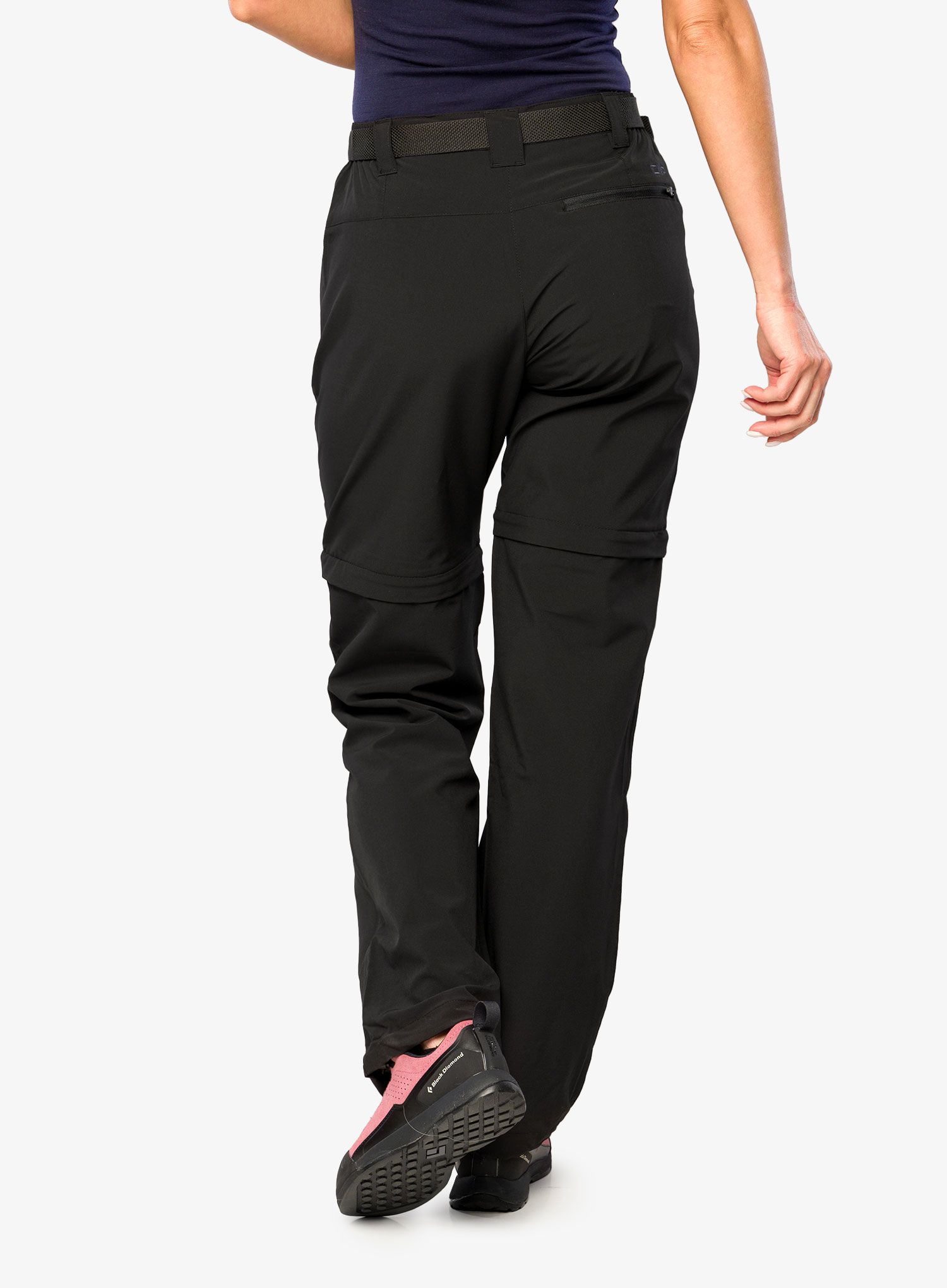 Ženske hlače s odvojivim nogavicama CMP Evelynn Zip Off Pant - nero