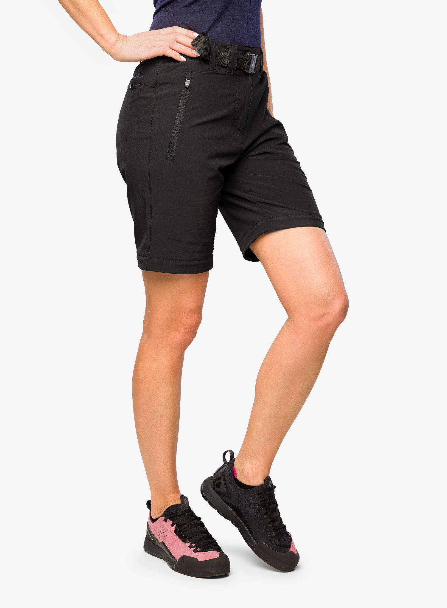 Ženske hlače s odvojivim nogavicama CMP Evelynn Zip Off Pant - nero