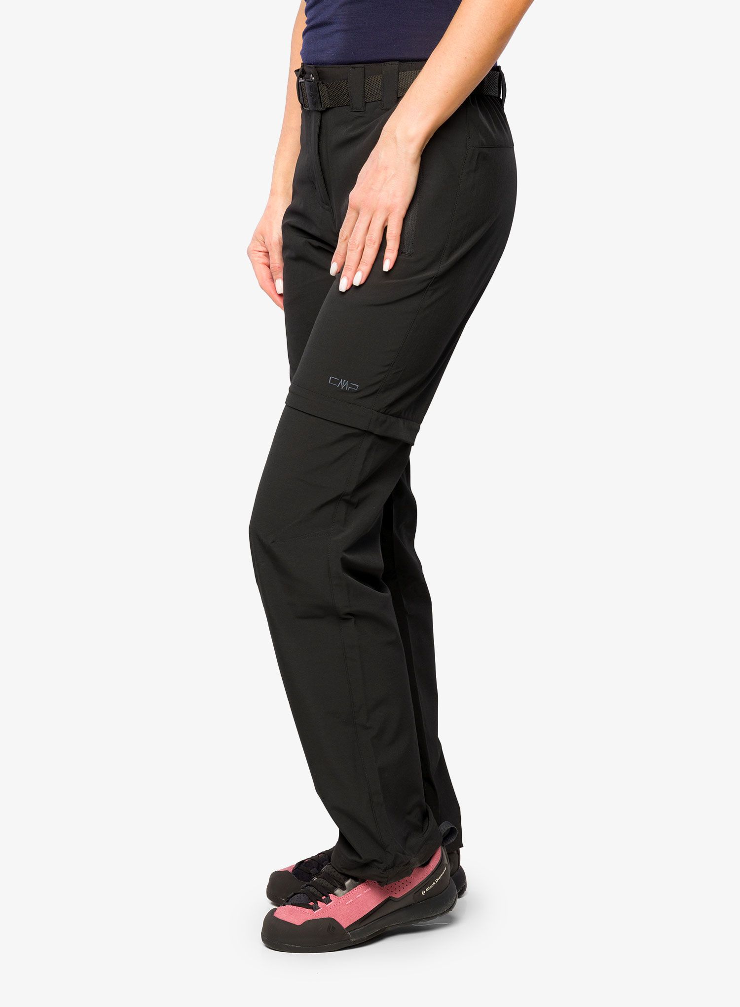 Ženske hlače s odvojivim nogavicama CMP Evelynn Zip Off Pant - nero