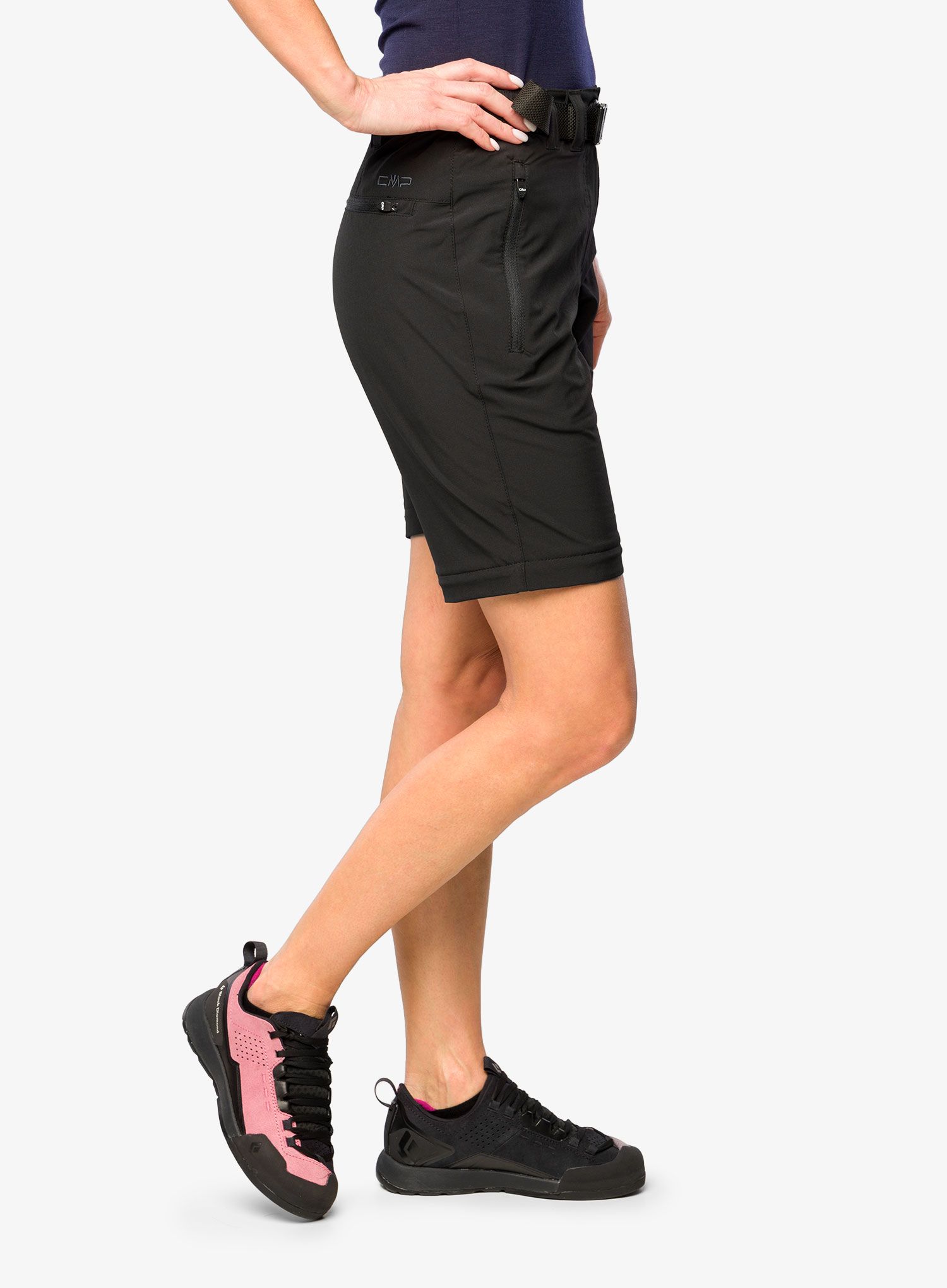 Ženske hlače s odvojivim nogavicama CMP Evelynn Zip Off Pant - nero
