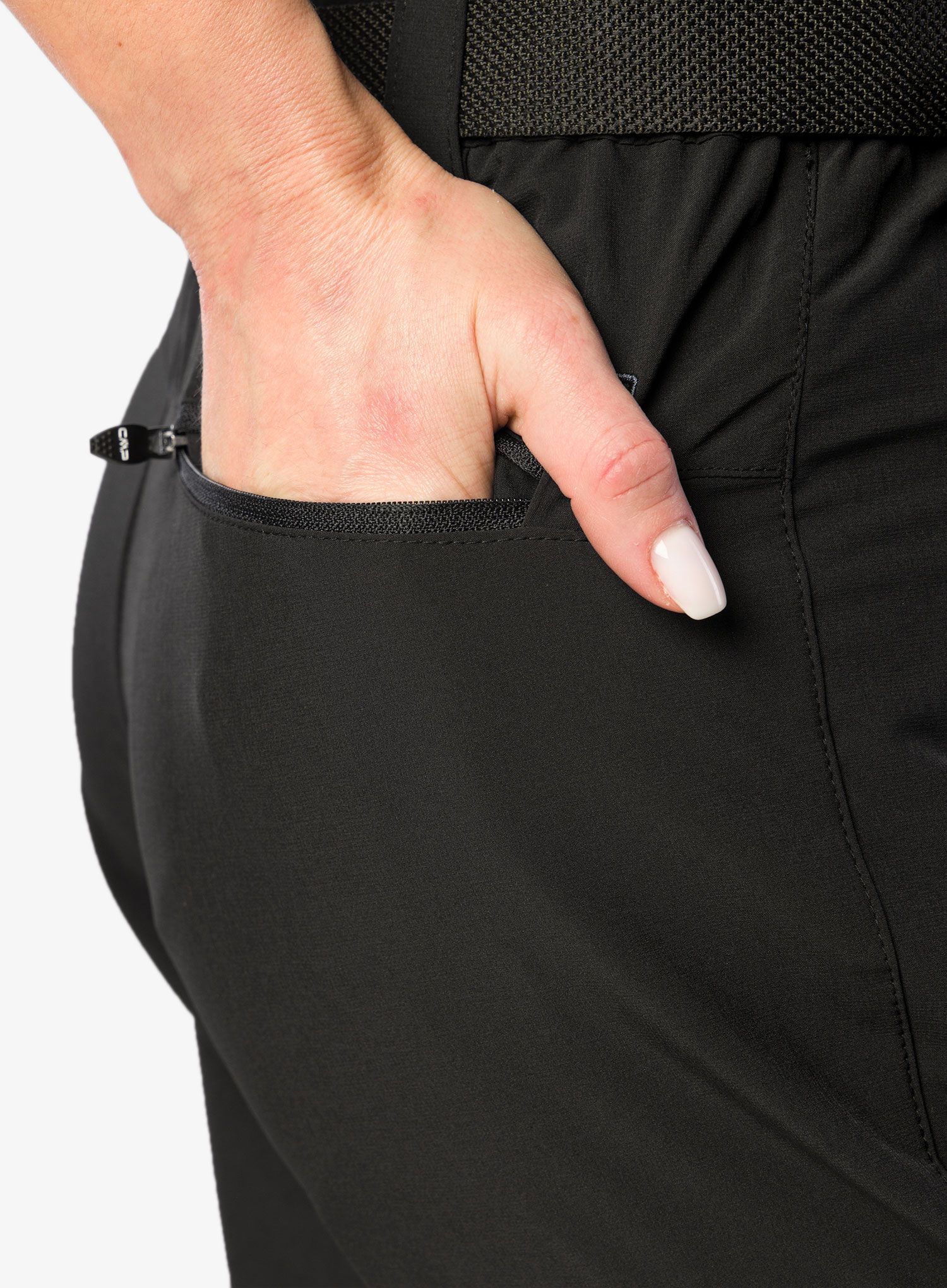 Ženske hlače s odvojivim nogavicama CMP Evelynn Zip Off Pant - nero