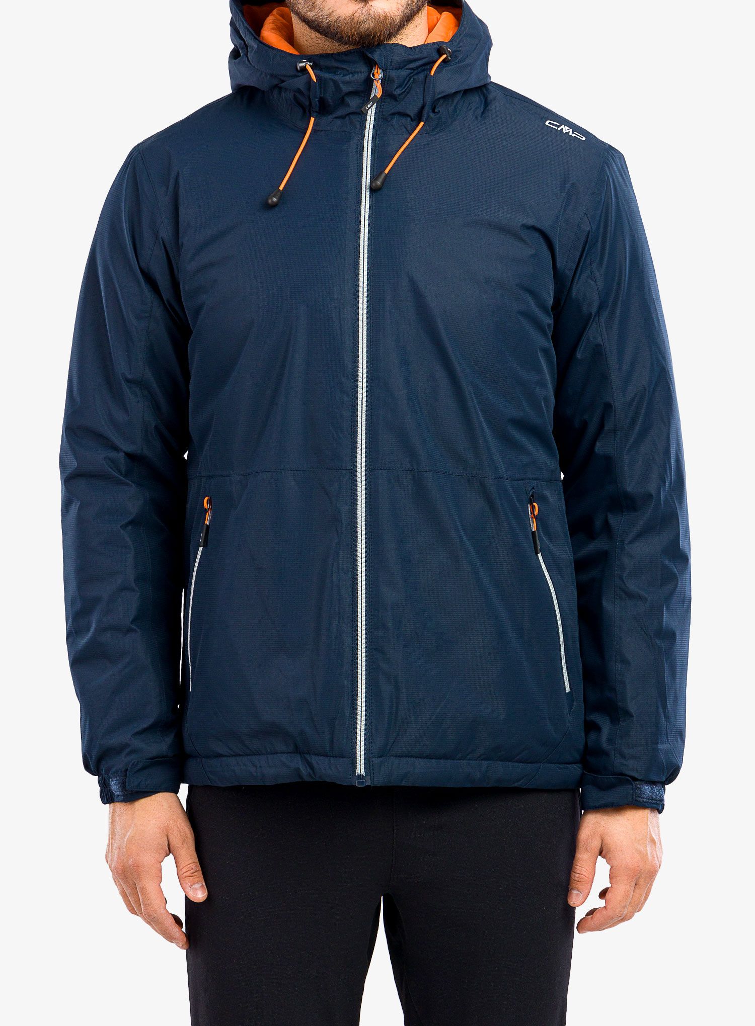 Jakna s postavom CMP Franz Jacket Fix Hood - black blue