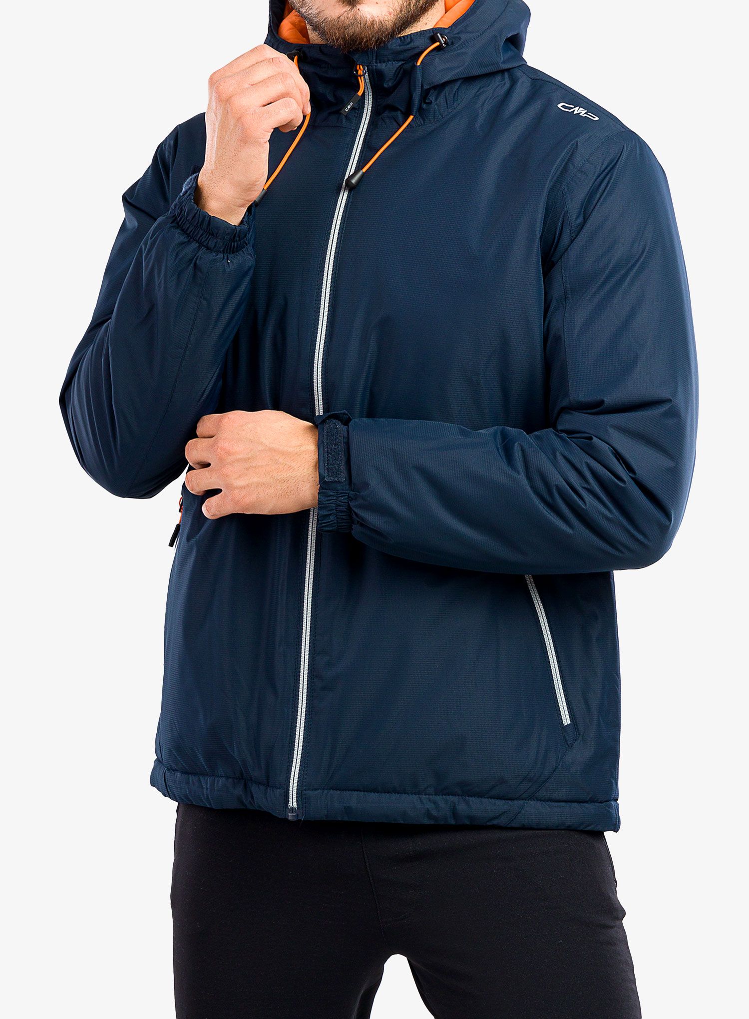 Jakna s postavom CMP Franz Jacket Fix Hood - black blue