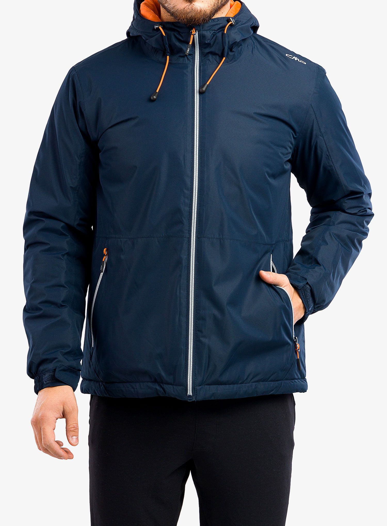 Jakna s postavom CMP Franz Jacket Fix Hood - black blue