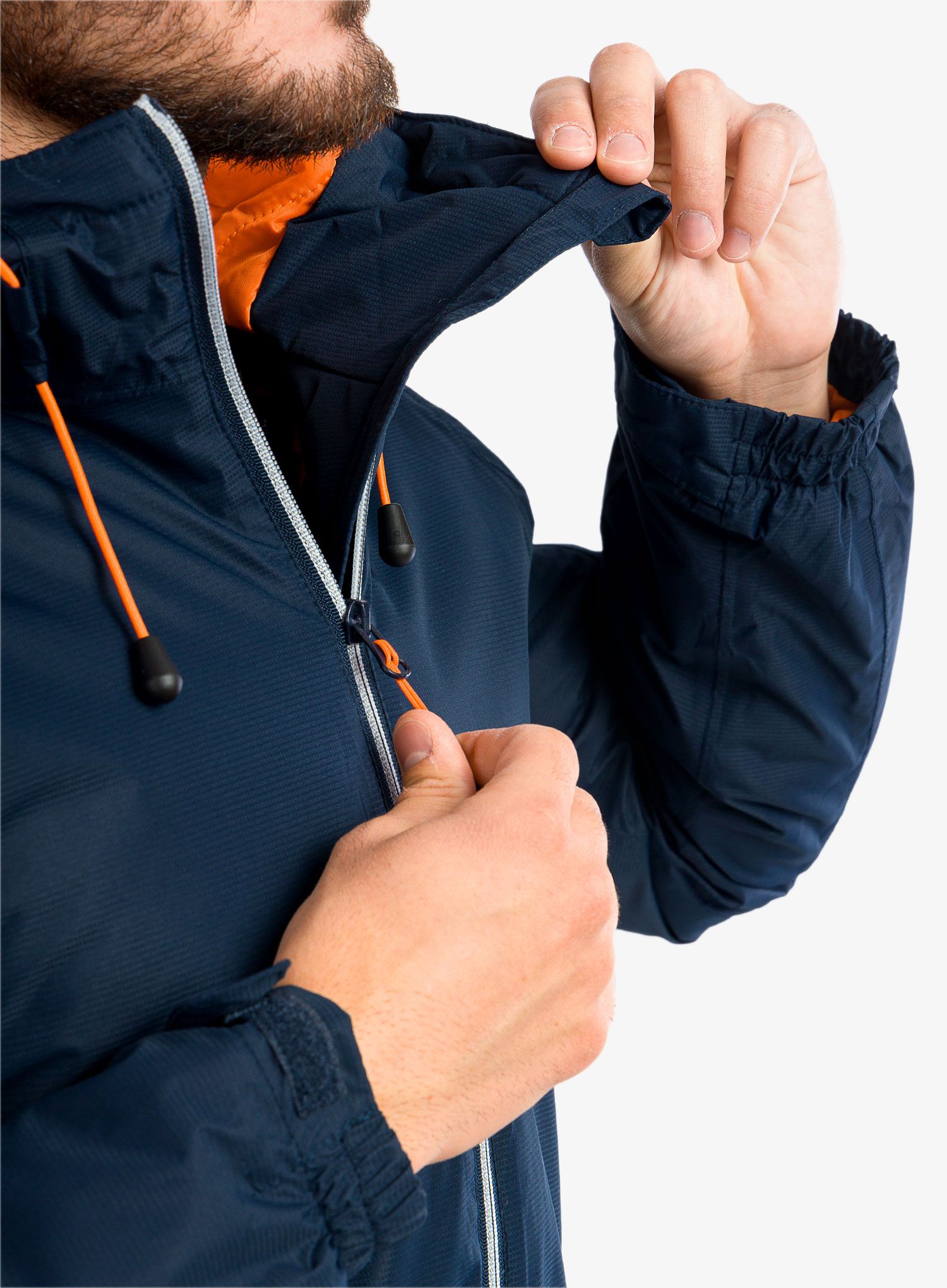 Jakna s postavom CMP Franz Jacket Fix Hood - black blue