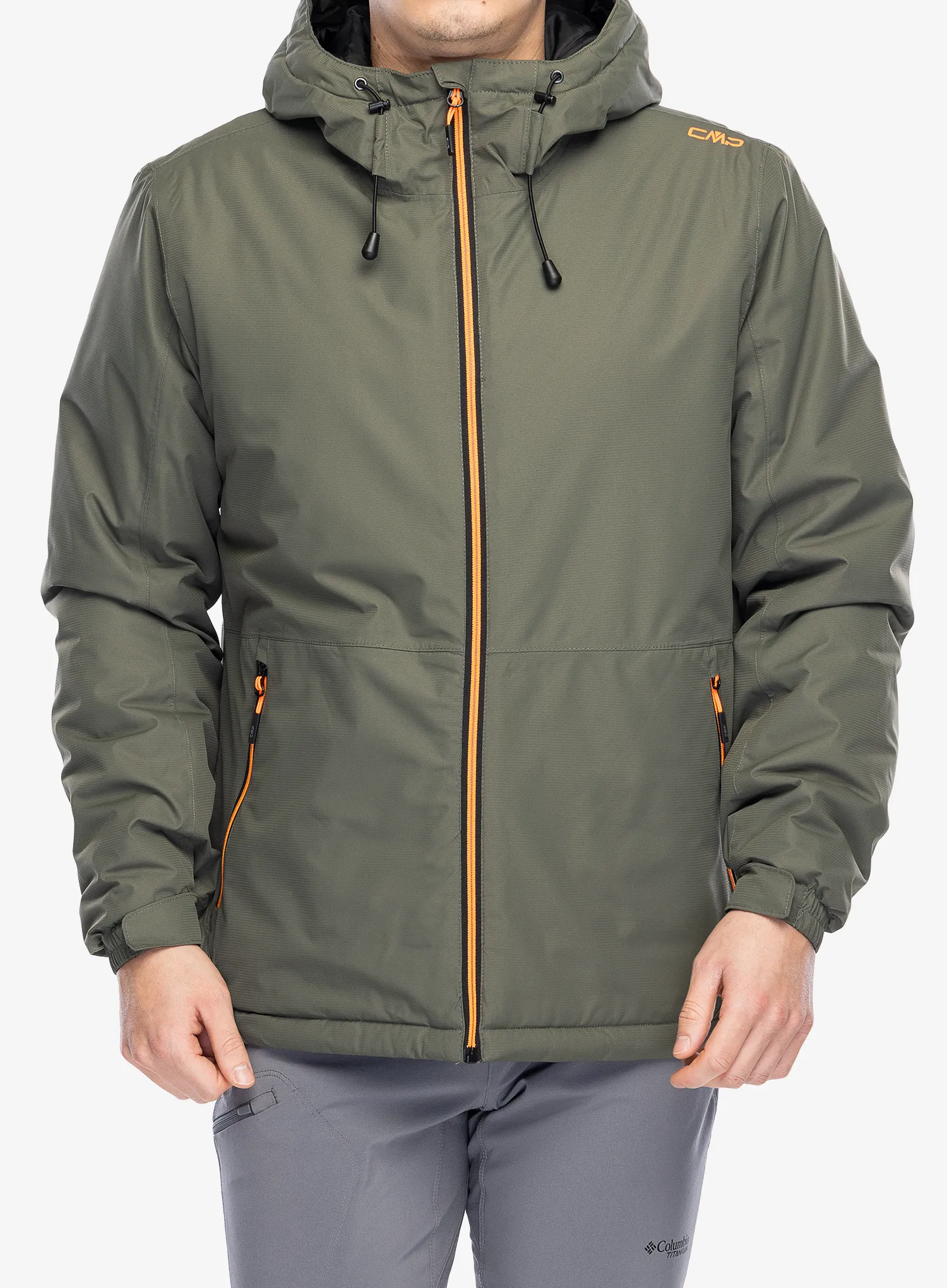 Jakna s postavom CMP Franz Jacket Fix Hood - olive