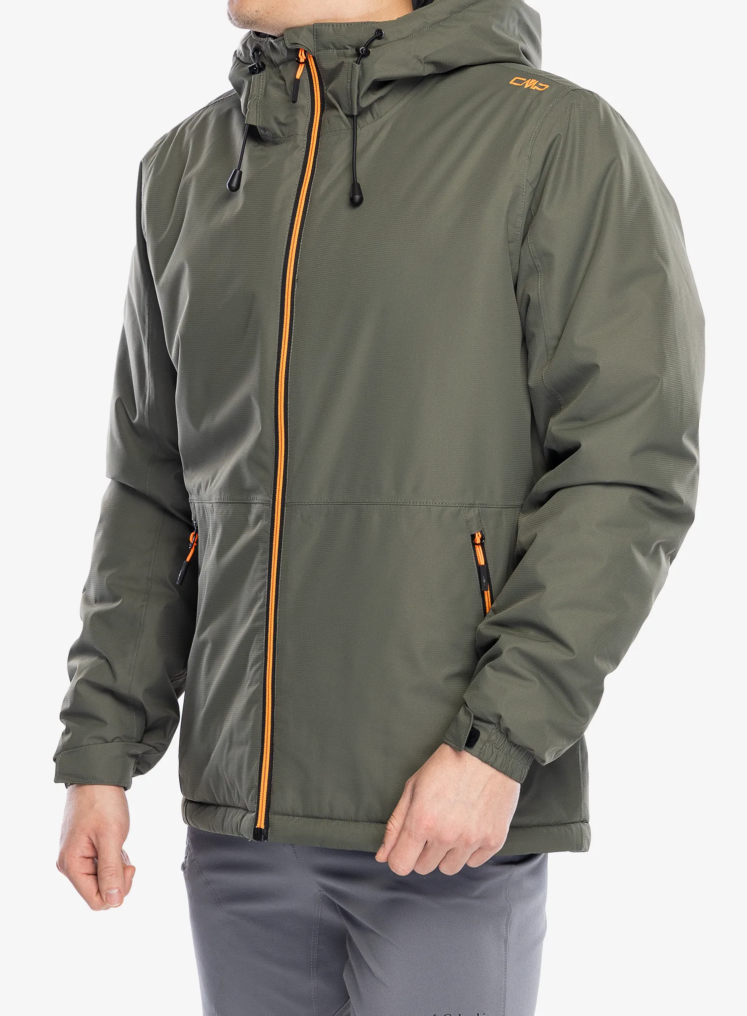 Jakna s postavom CMP Franz Jacket Fix Hood - olive