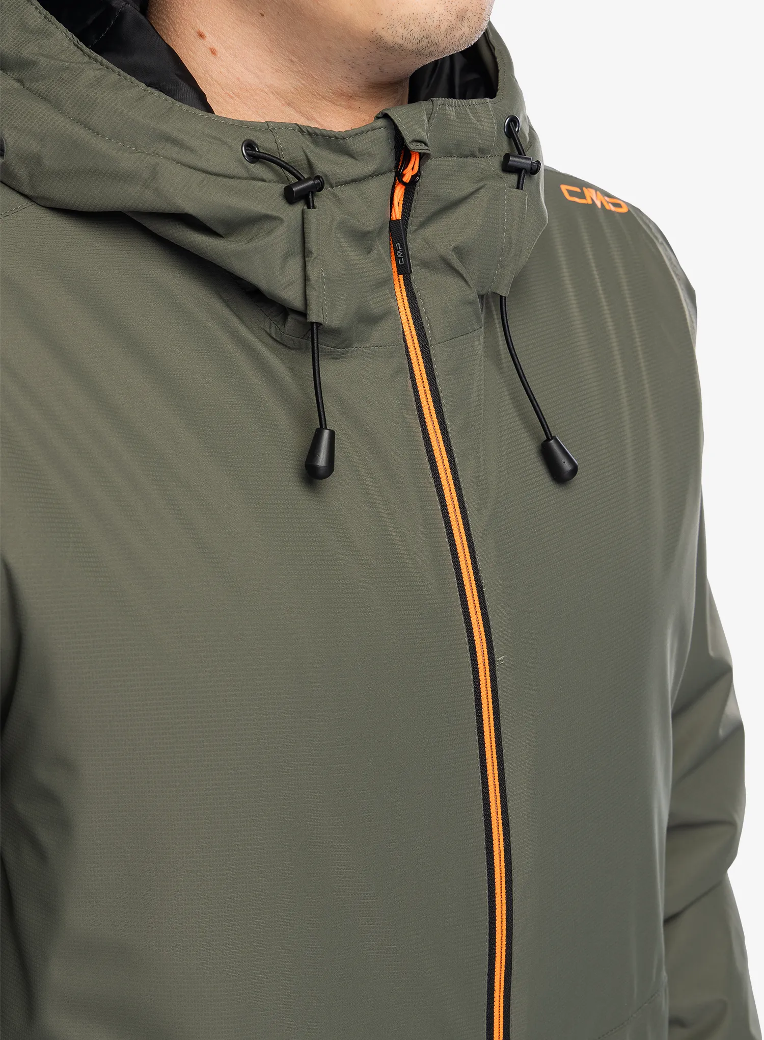 Jakna s postavom CMP Franz Jacket Fix Hood - olive