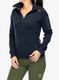 Ženska jakna od flisa CMP Haze Jacket Knitted - b.blue