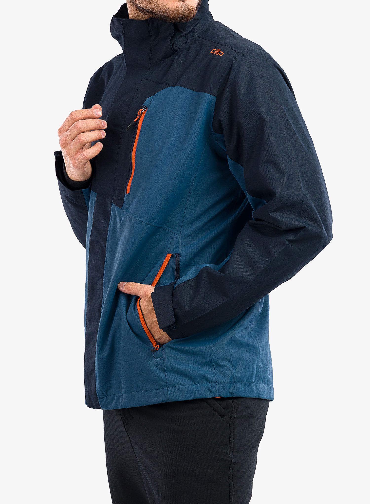 Jakna 3u1 CMP Hugo Jacket Zip Hood - black blue