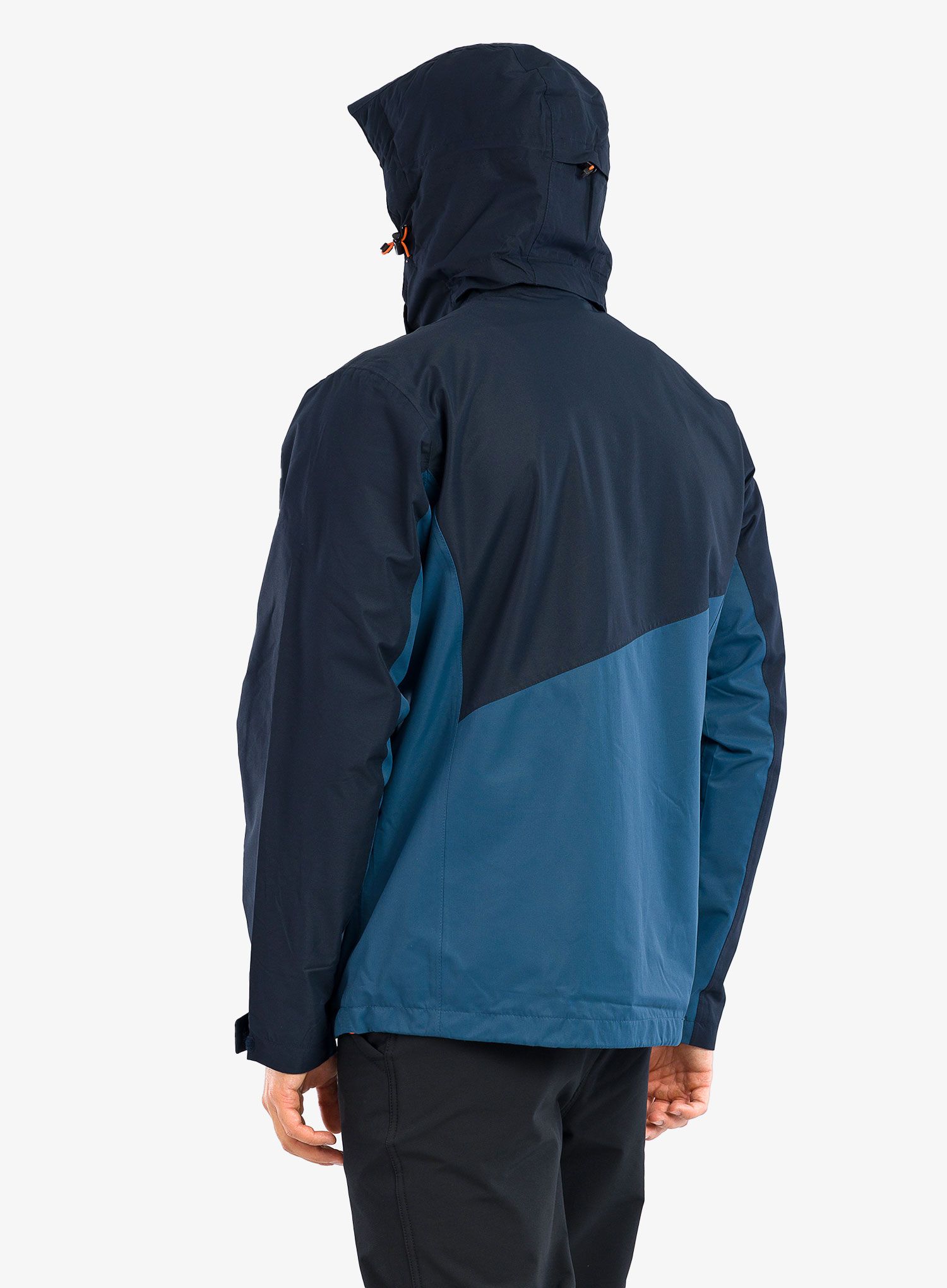 Jakna 3u1 CMP Hugo Jacket Zip Hood - black blue