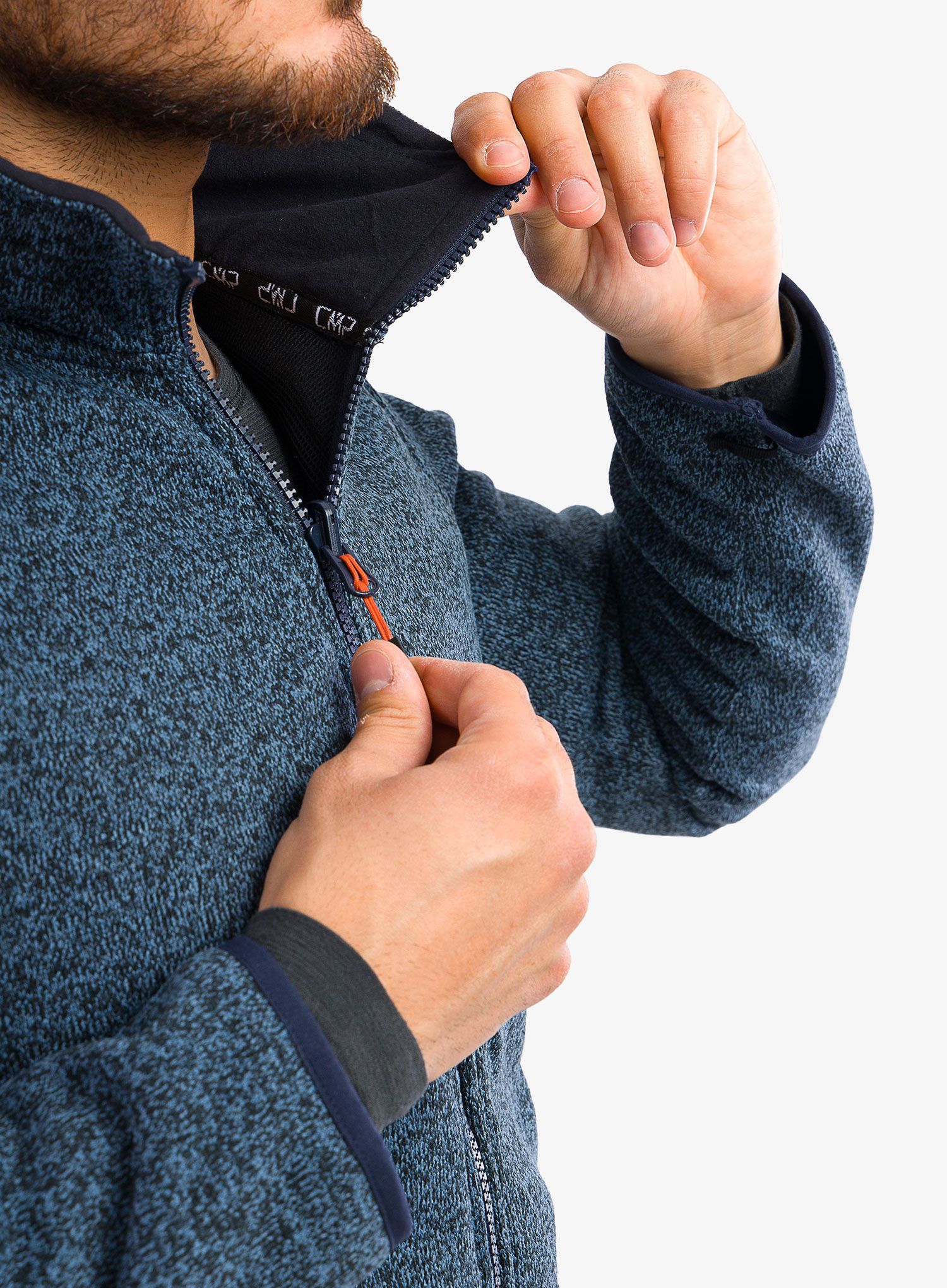 Jakna 3u1 CMP Hugo Jacket Zip Hood - black blue