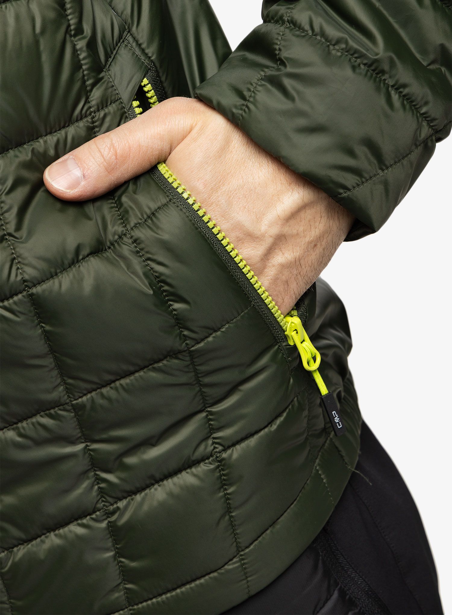 Jakna s postavom CMP Jacket Fix Hood Master - oil green