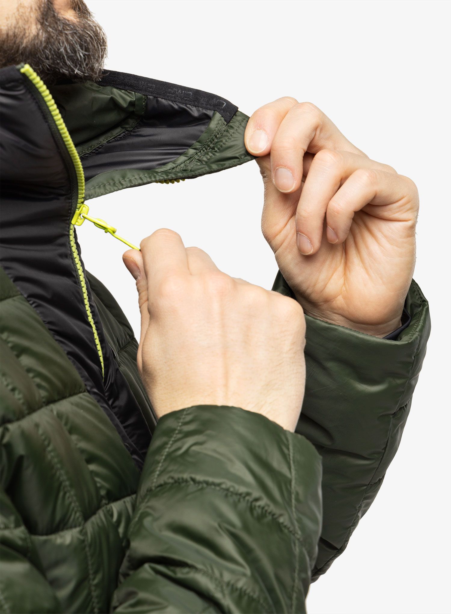 Jakna s postavom CMP Jacket Fix Hood Master - oil green