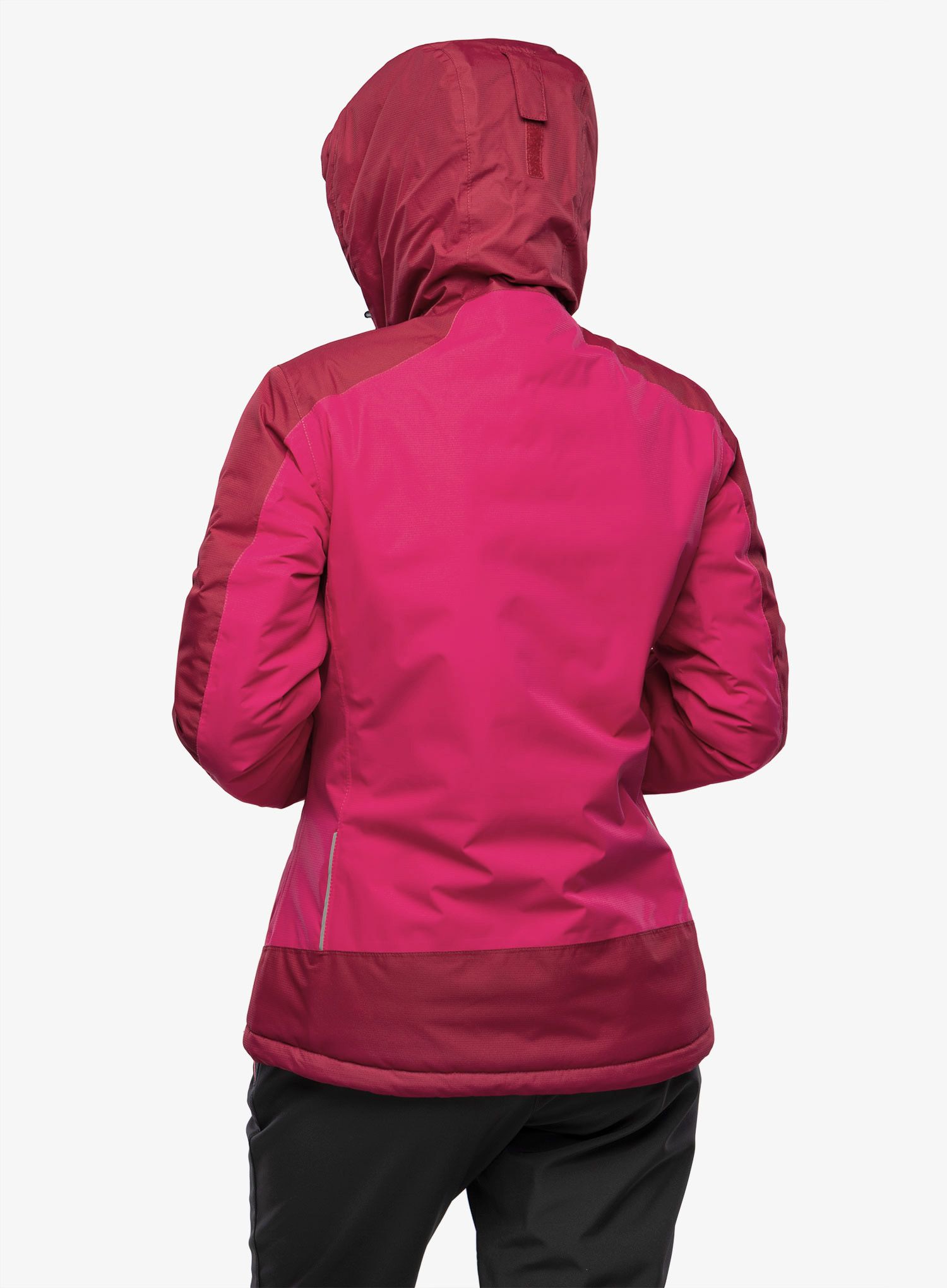 Jakna s postavom ženska CMP Jacket Fix Hood Teemo - fuxia